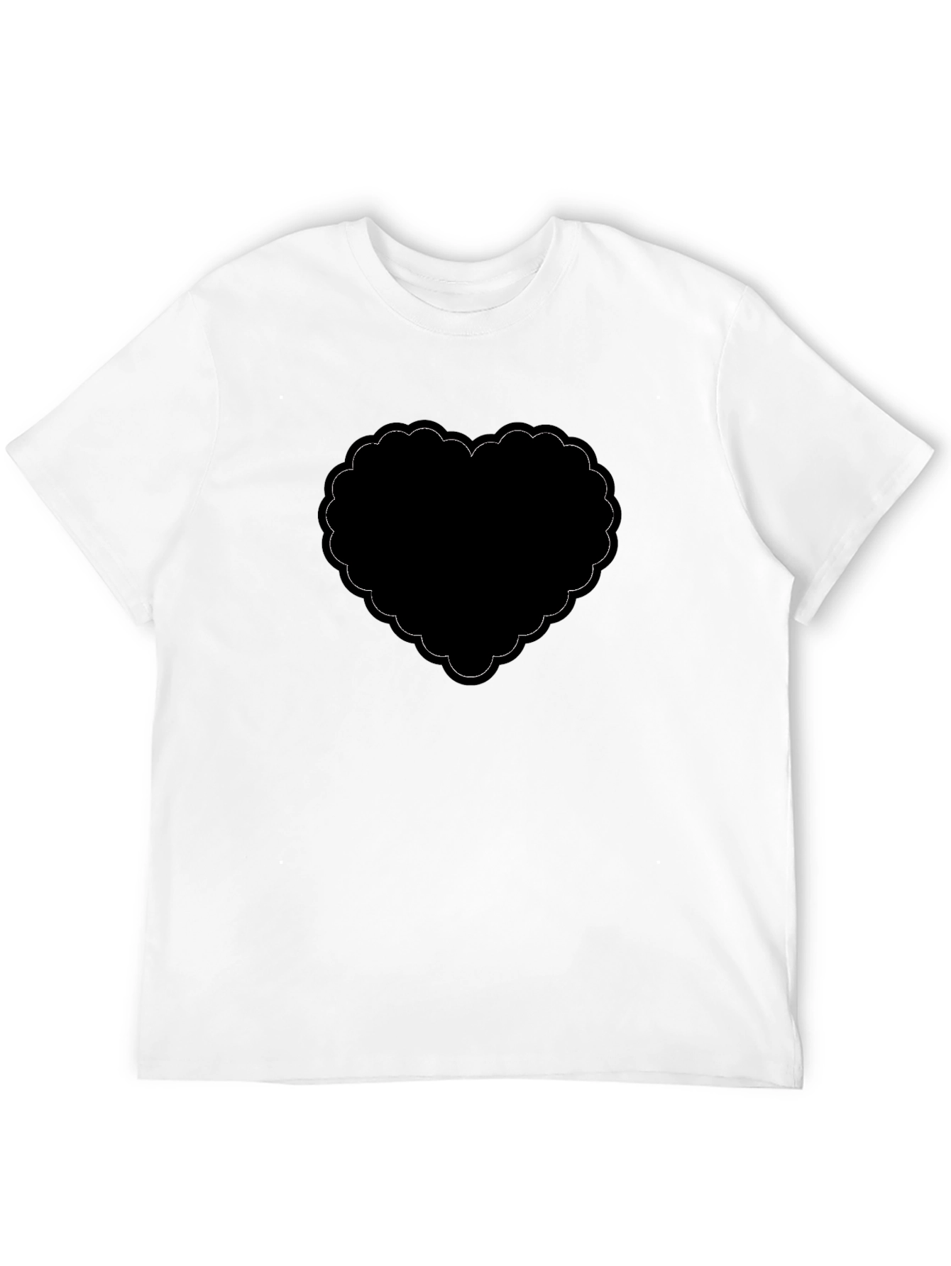 Black Heart Graphic T-Shirt - Stylish and Trendy