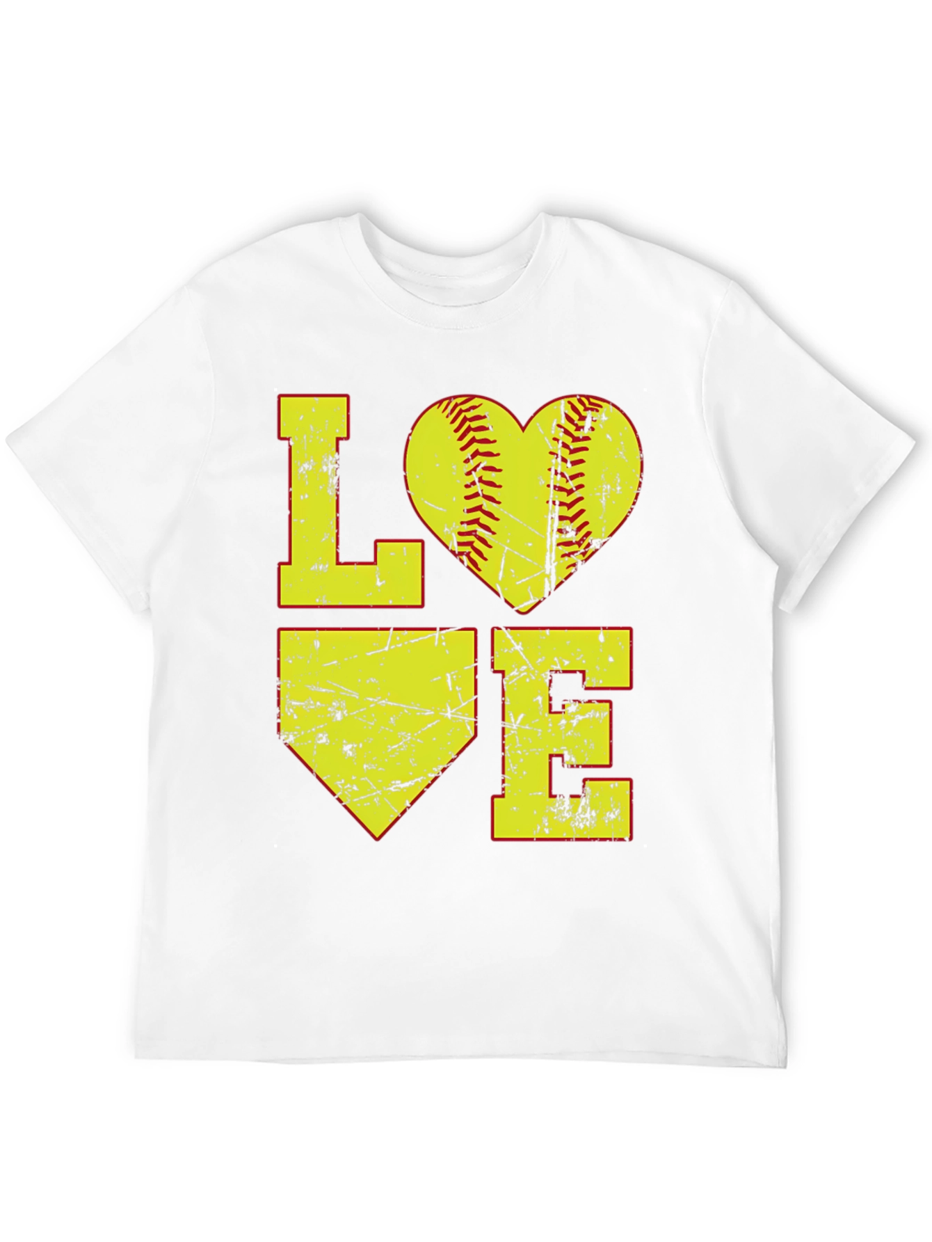 Softball Love Graphic Tee - Black