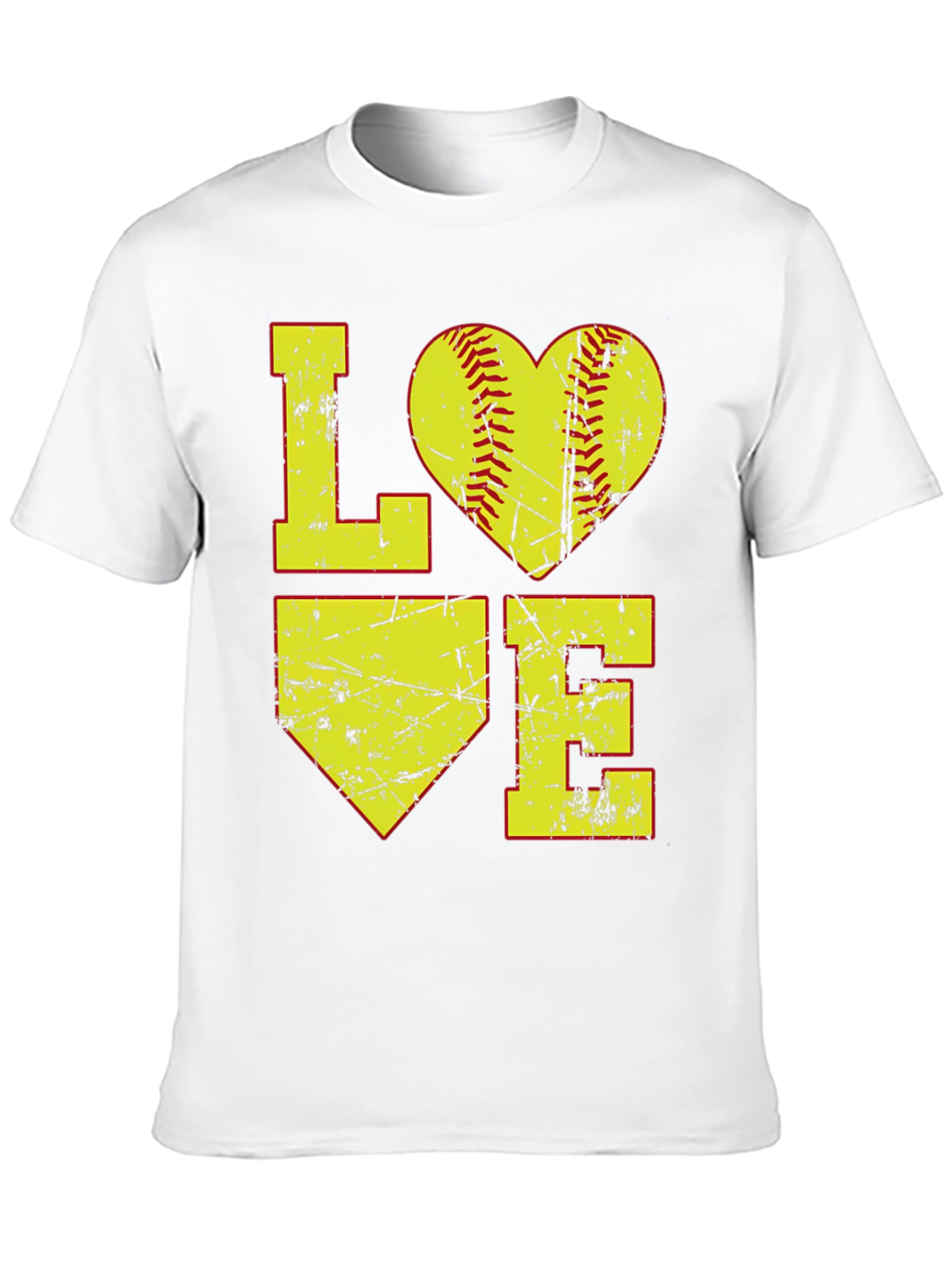 Softball Love Graphic Tee - Black