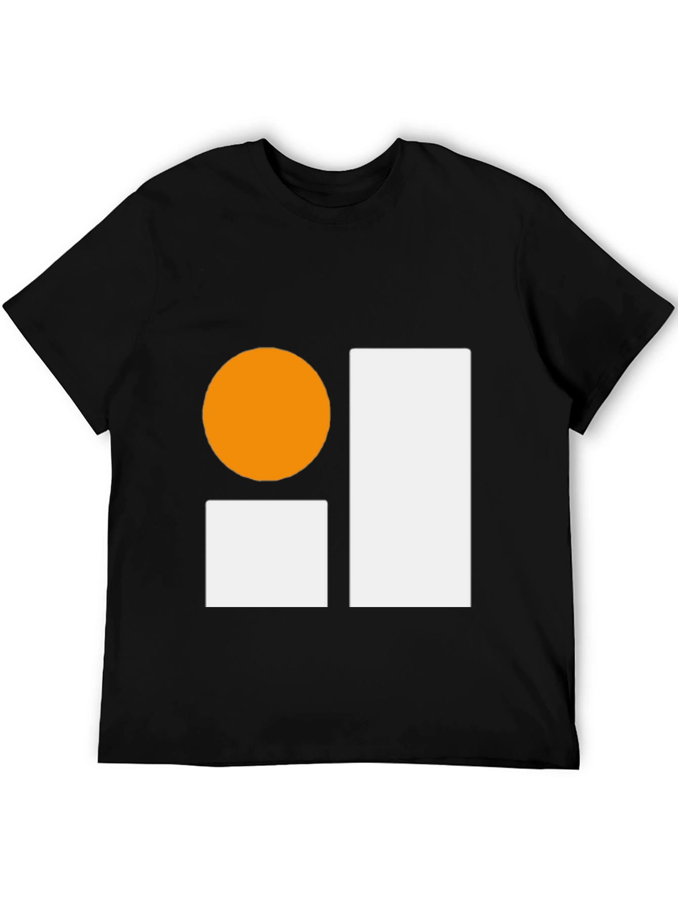Abstract Graphic Black T-Shirt