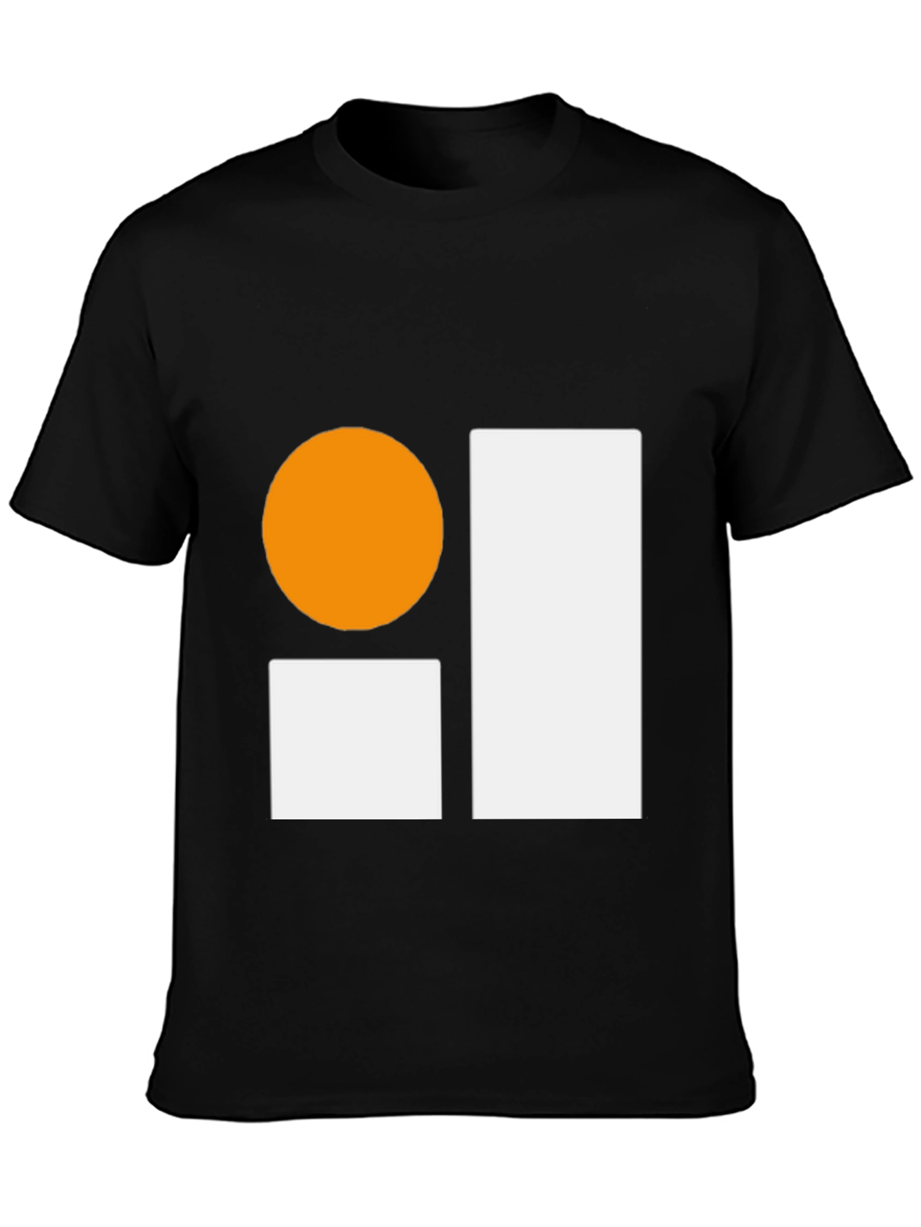 Abstract Graphic Black T-Shirt
