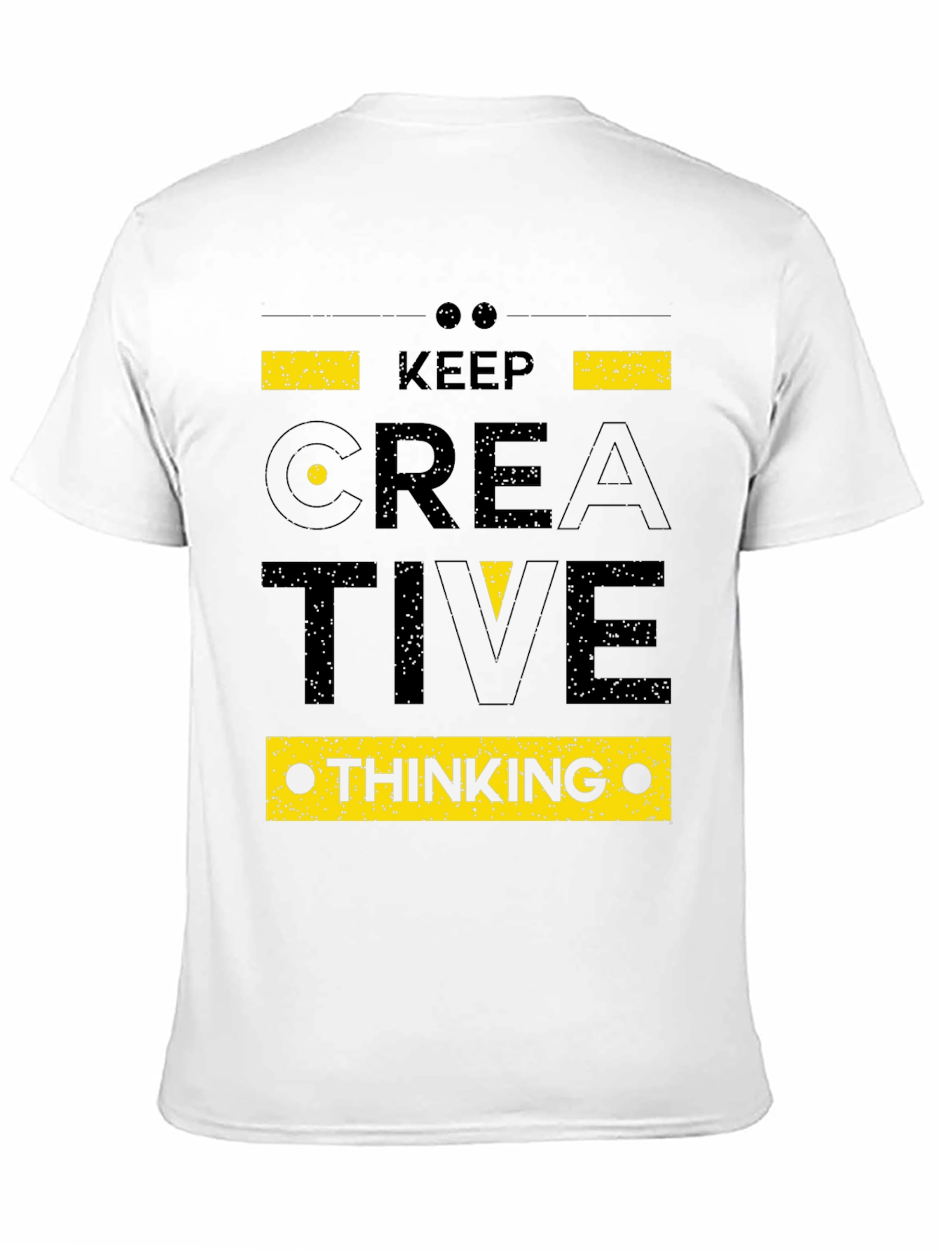 Creative Thinking Graphic Black T-Shirt