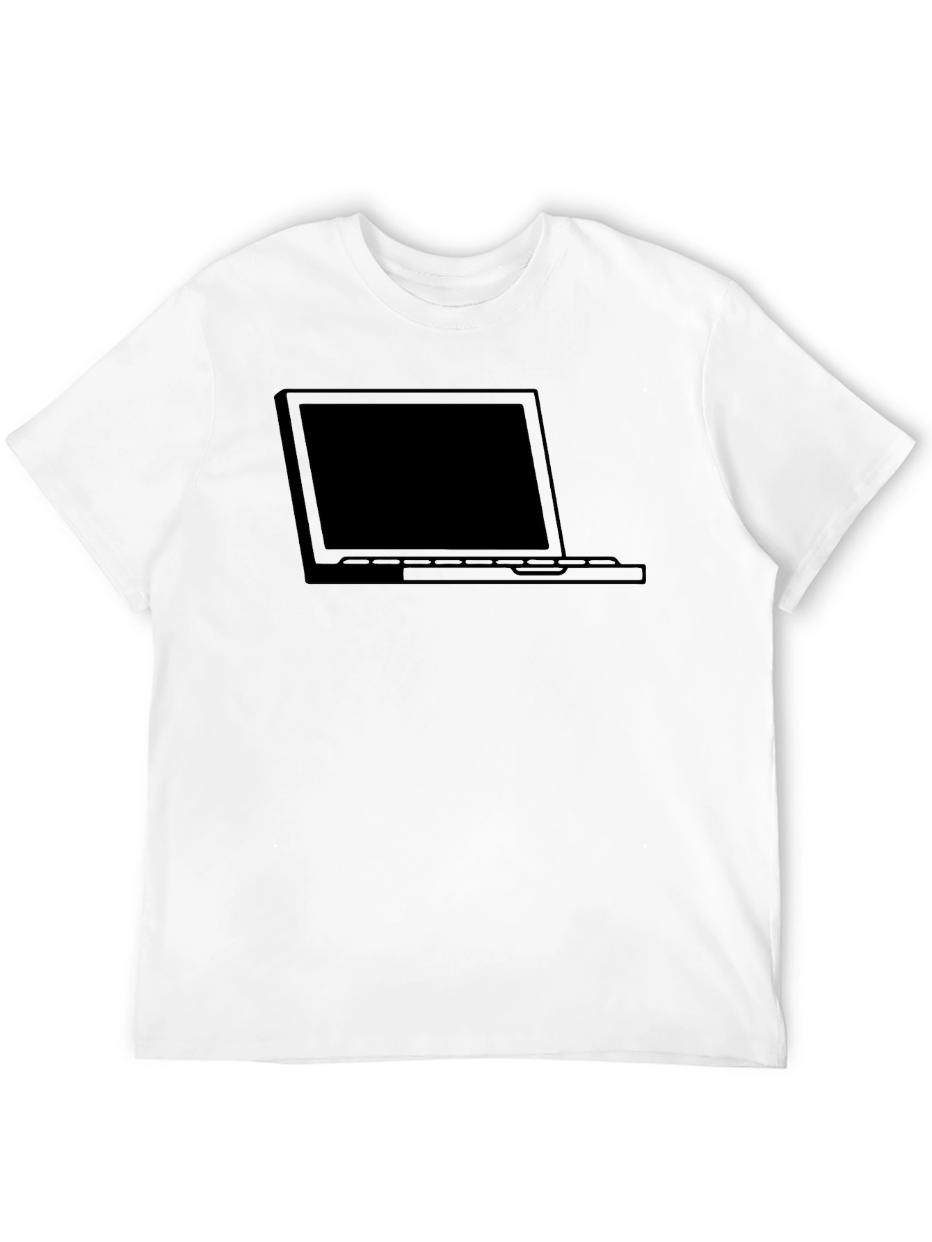 Laptop Graphic Black T-Shirt