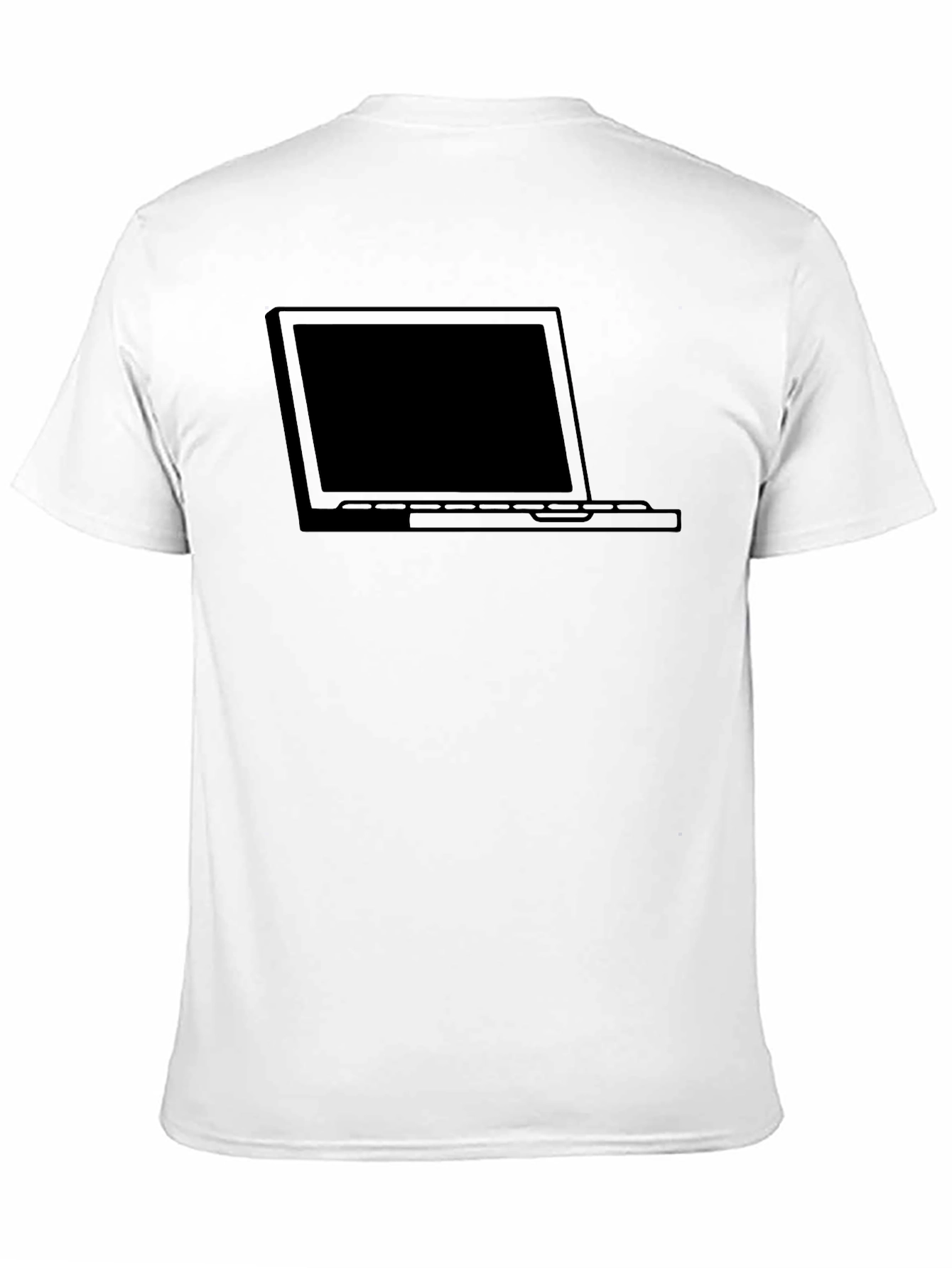 Laptop Graphic Black T-Shirt