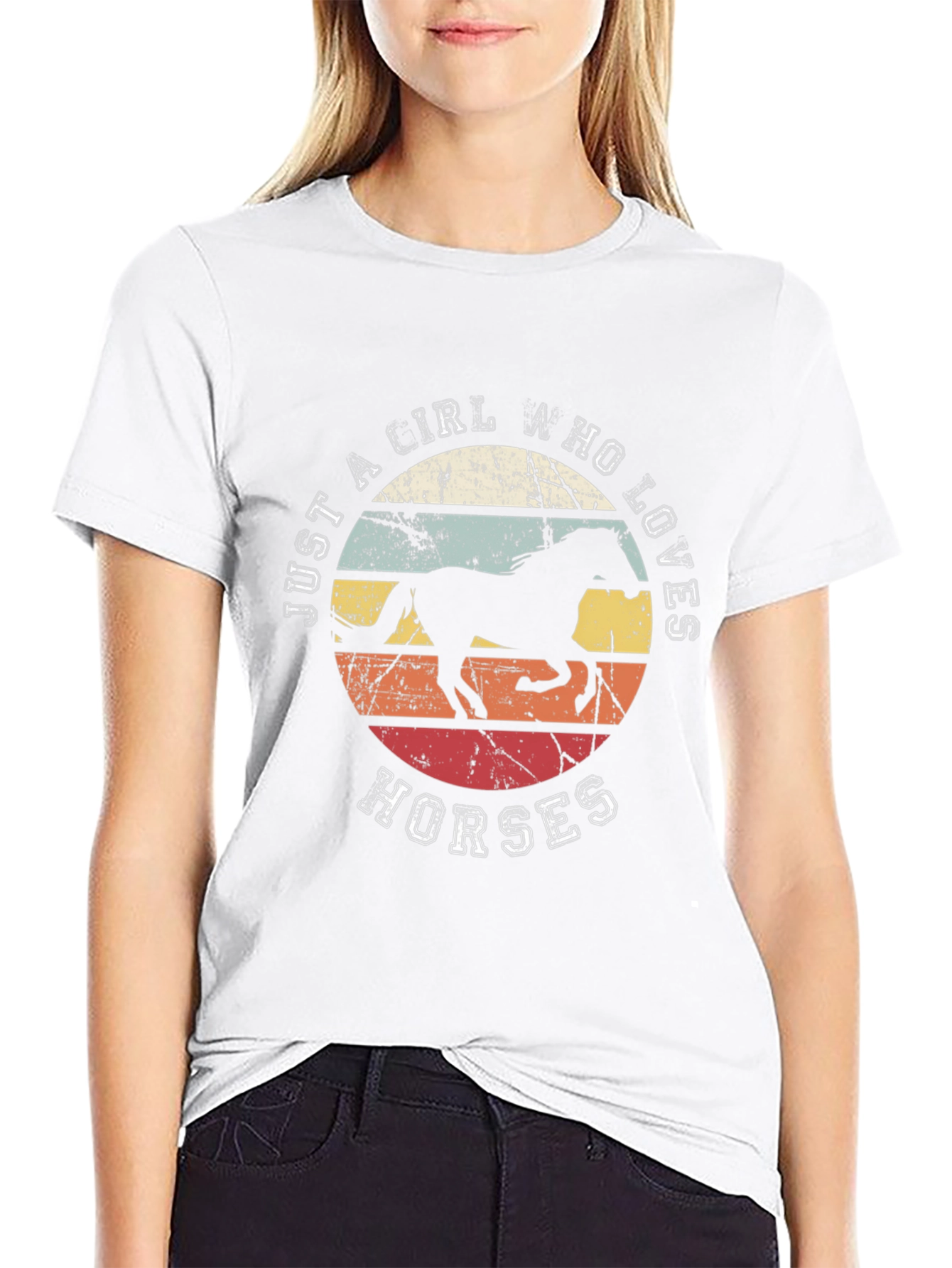 Just A Girl Who Loves Horses T-Shirt
