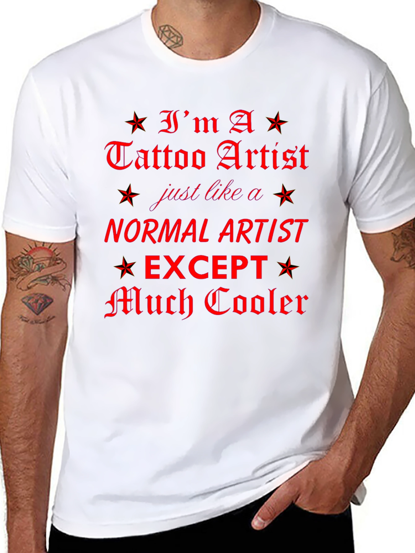 Tattoo Artist Graphic Tee - Cool Artist T-Shirt