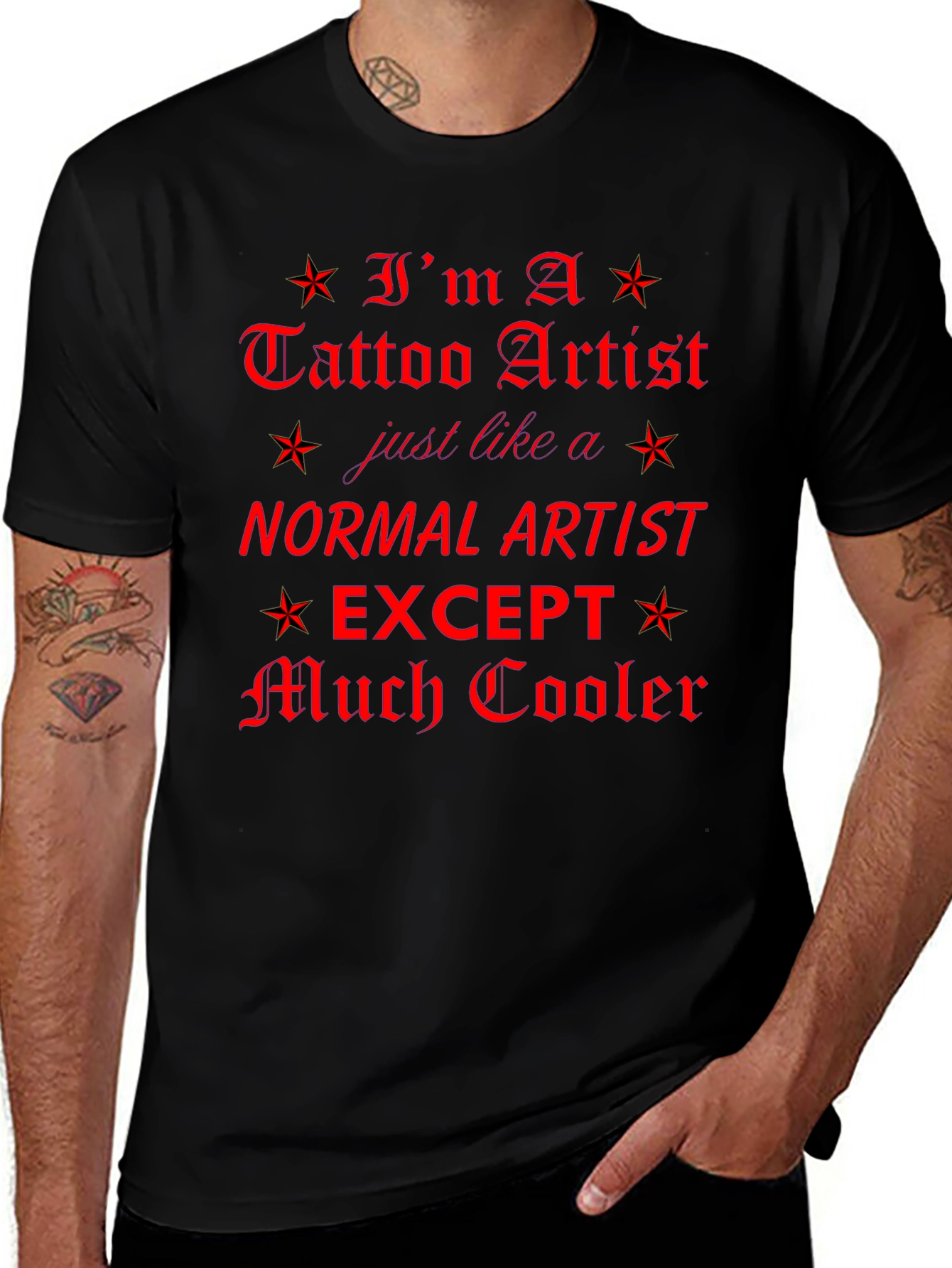 Tattoo Artist Graphic Tee - Cool Artist T-Shirt