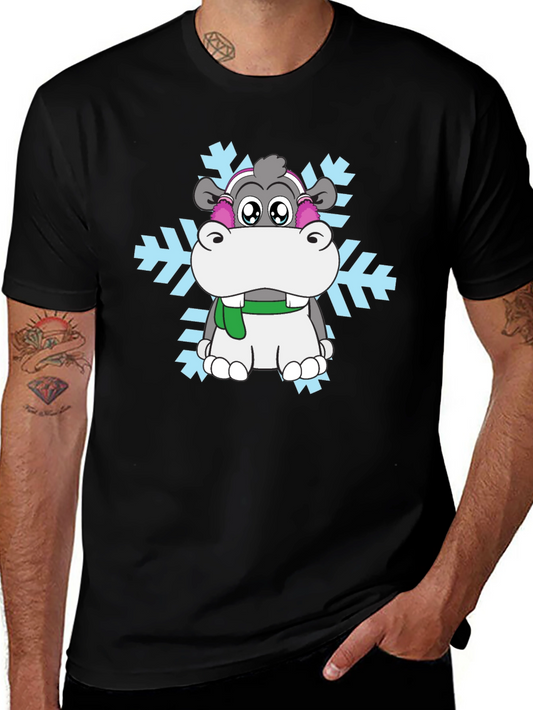 Winter Hippo T-Shirt