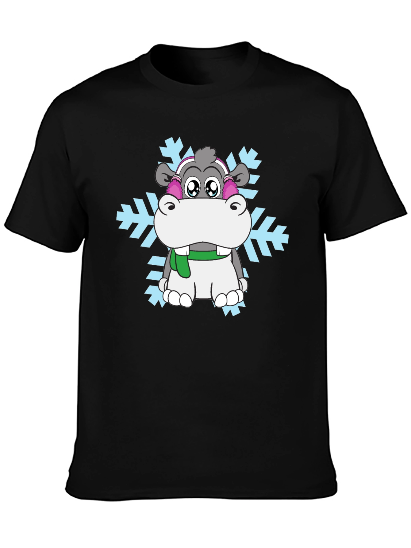 Winter Hippo T-Shirt