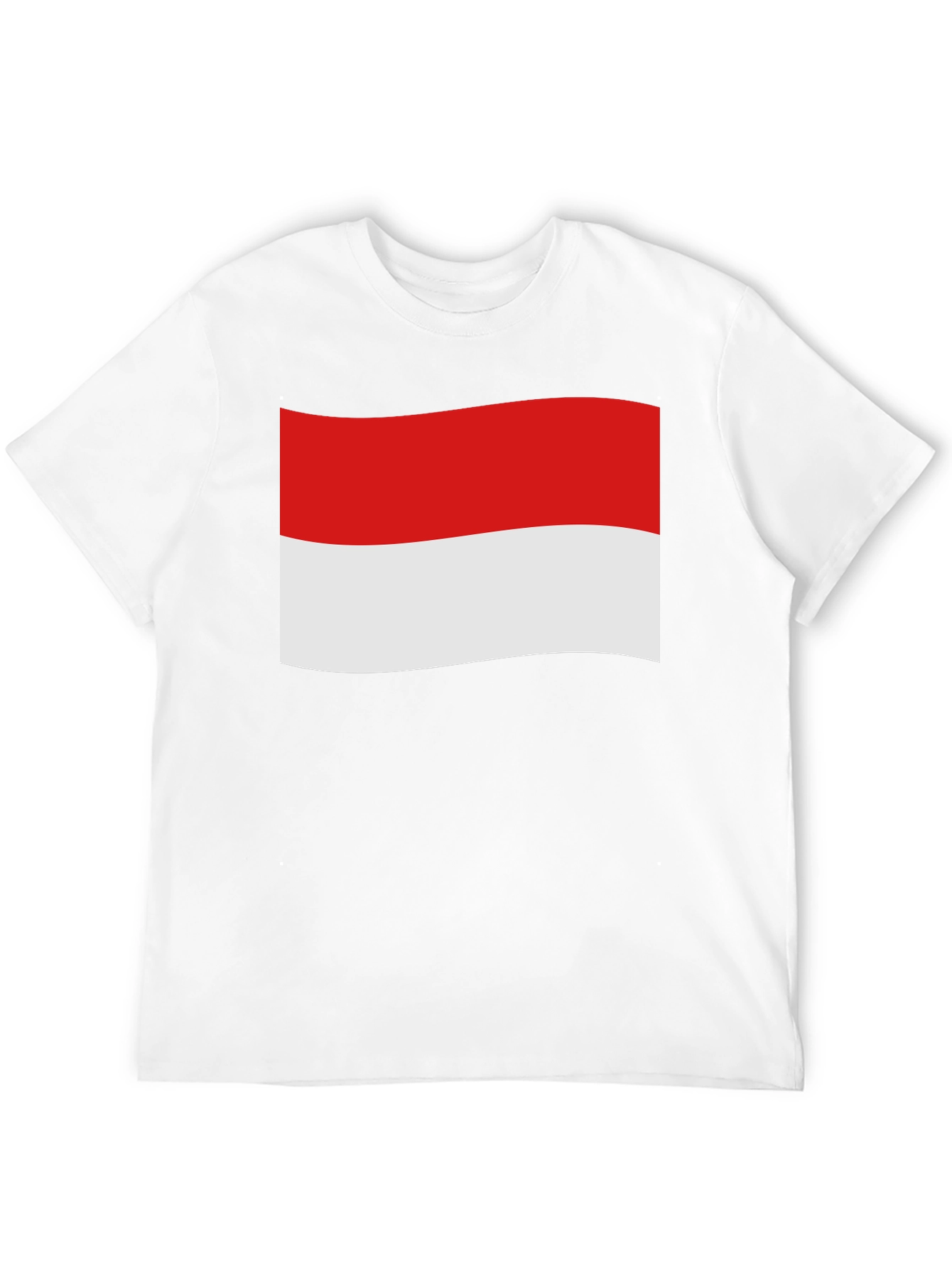 Indonesia Flag Graphic Black T-Shirt