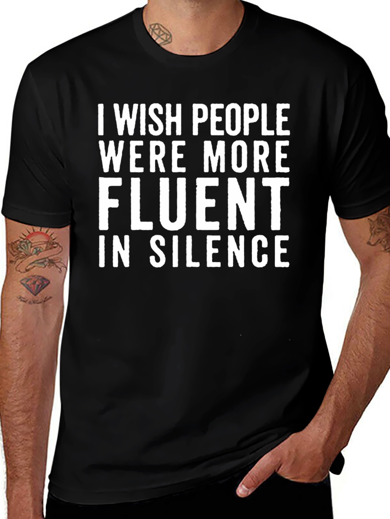 Fluent in Silence Graphic Tee