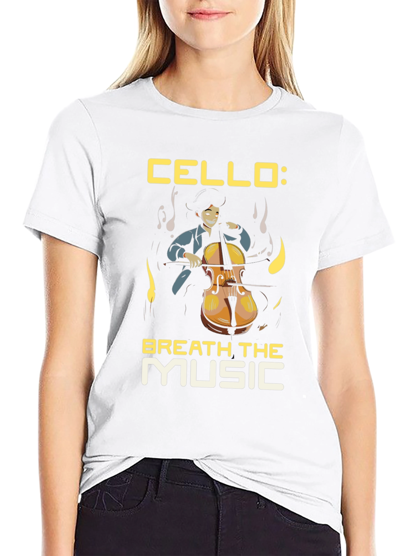 Cello Breathe the Music T-Shirt