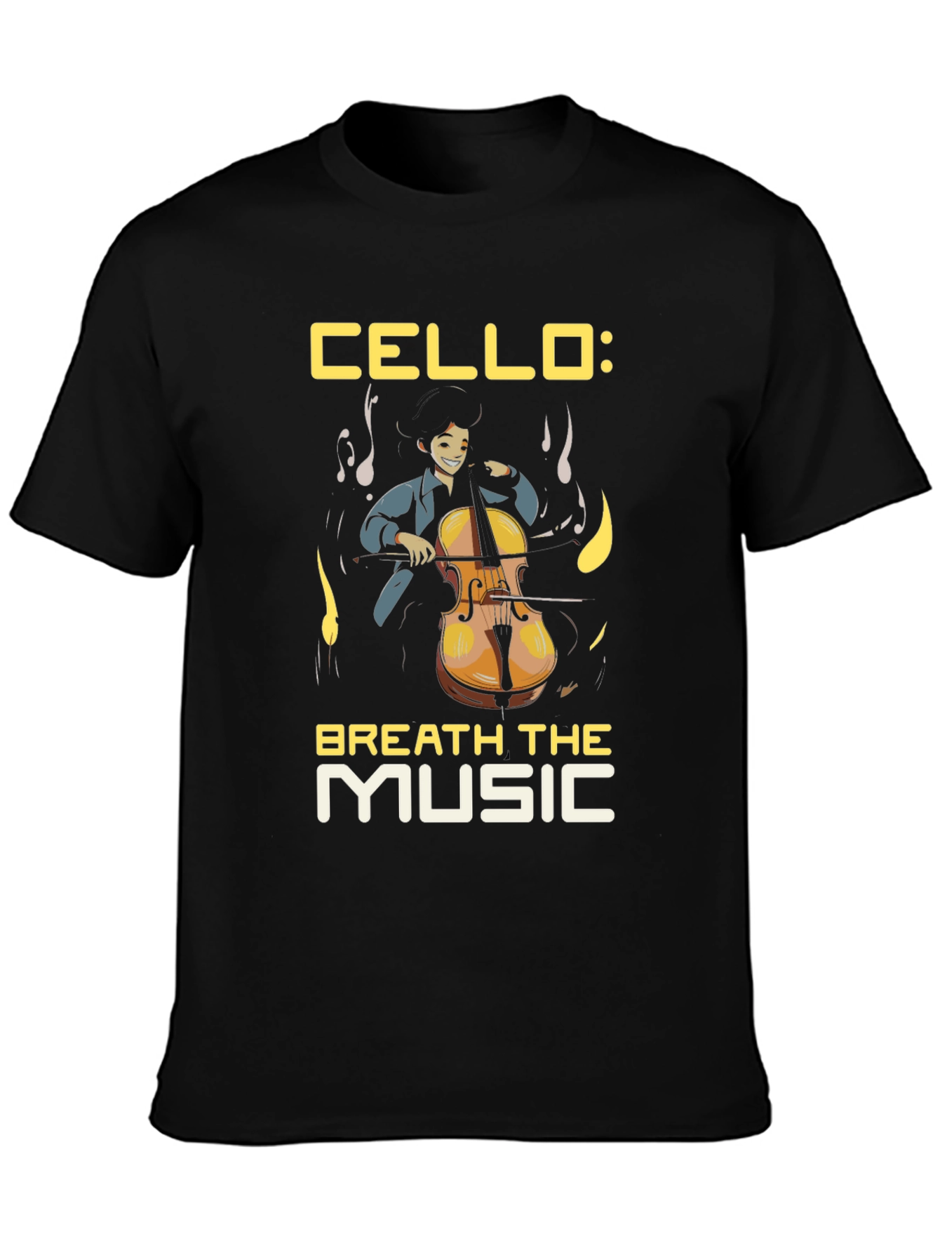 Cello Breathe the Music T-Shirt