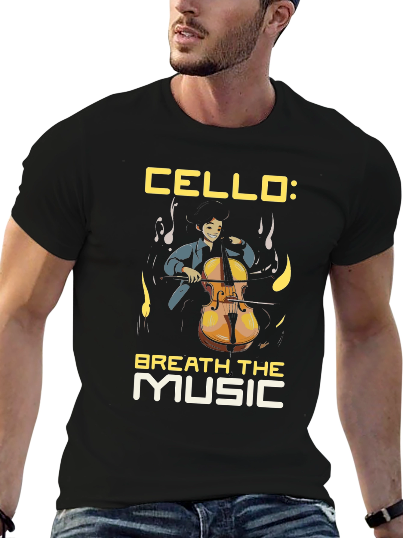Cello Breathe the Music T-Shirt