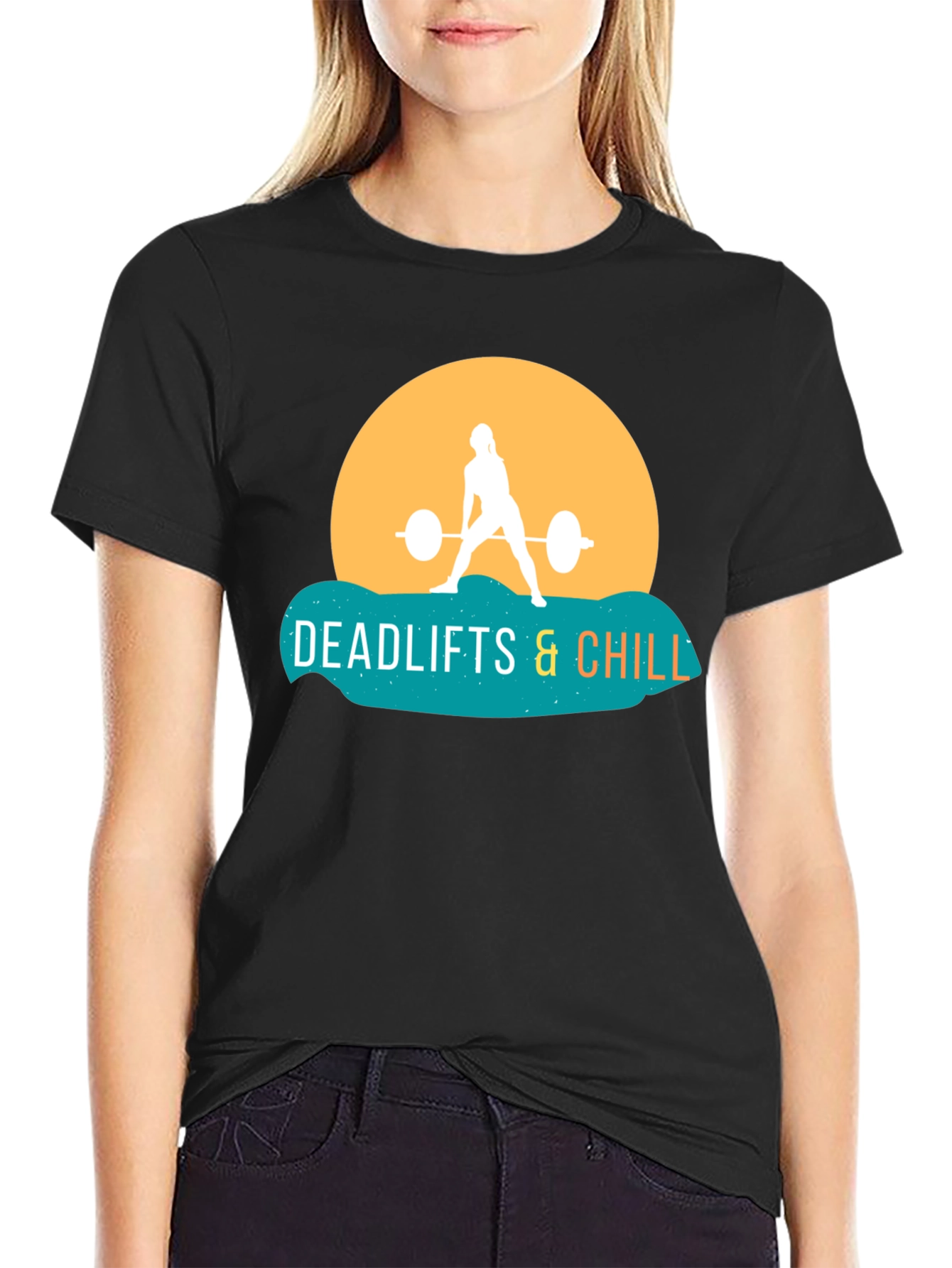 Deadlifts & Chill T-Shirt - Gym Workout Tee