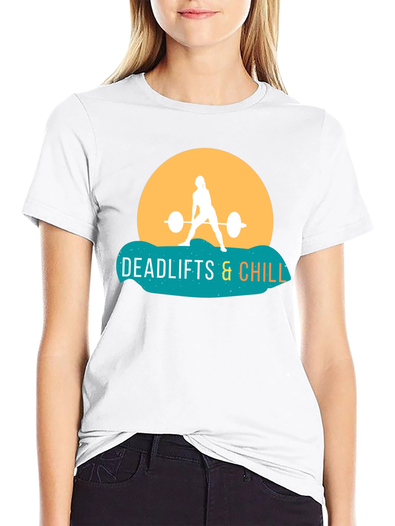 Deadlifts & Chill T-Shirt - Gym Workout Tee