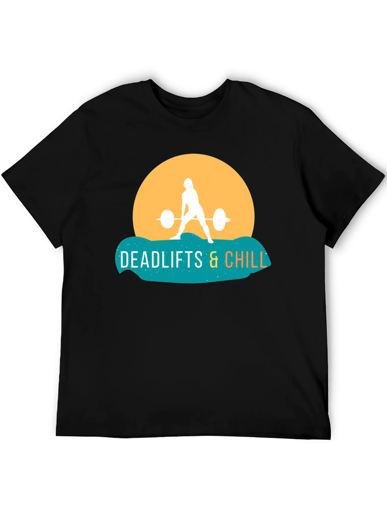 Deadlifts & Chill T-Shirt - Gym Workout Tee
