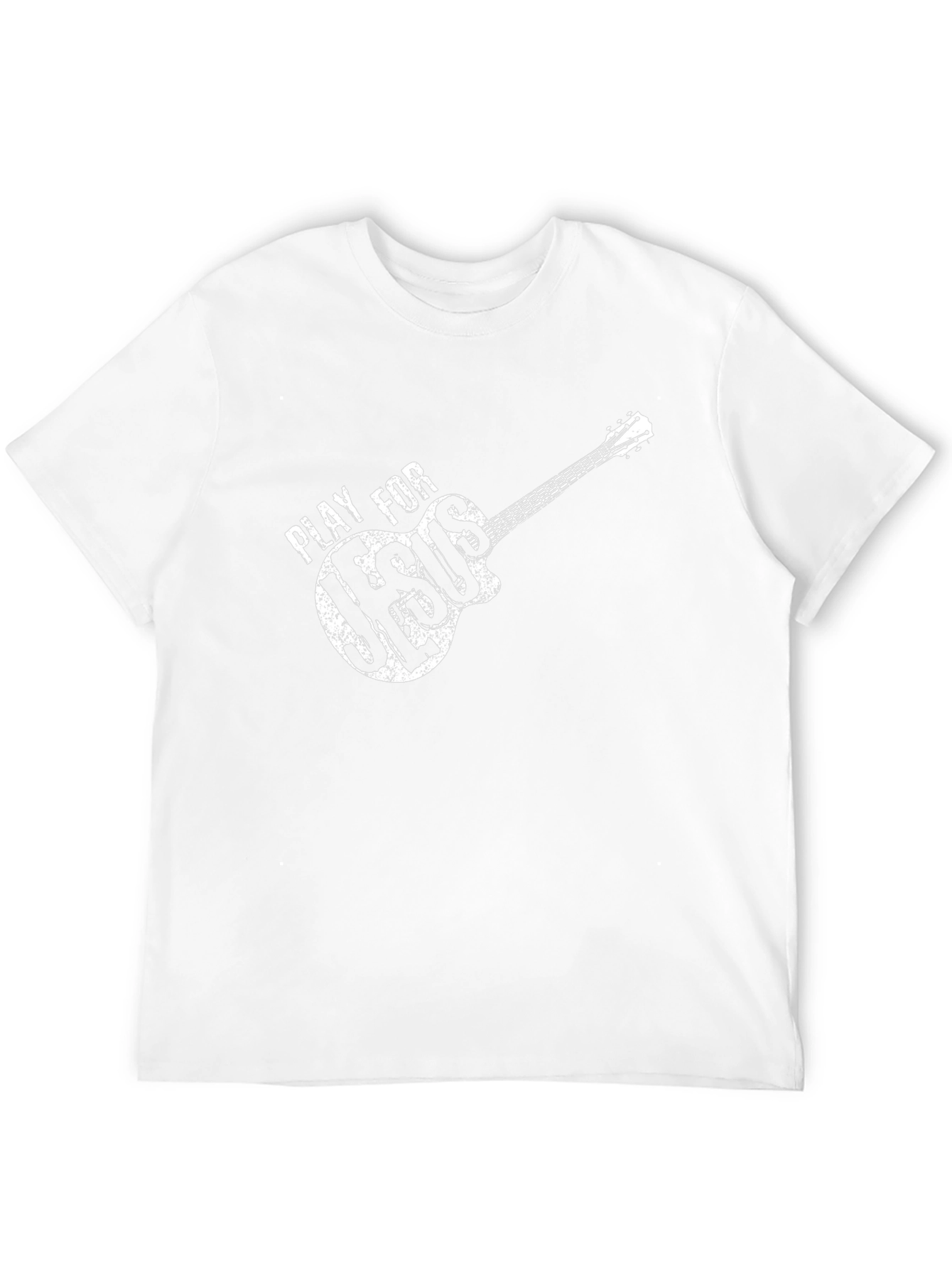 Play For Jesus Guitar T-Shirt - Black