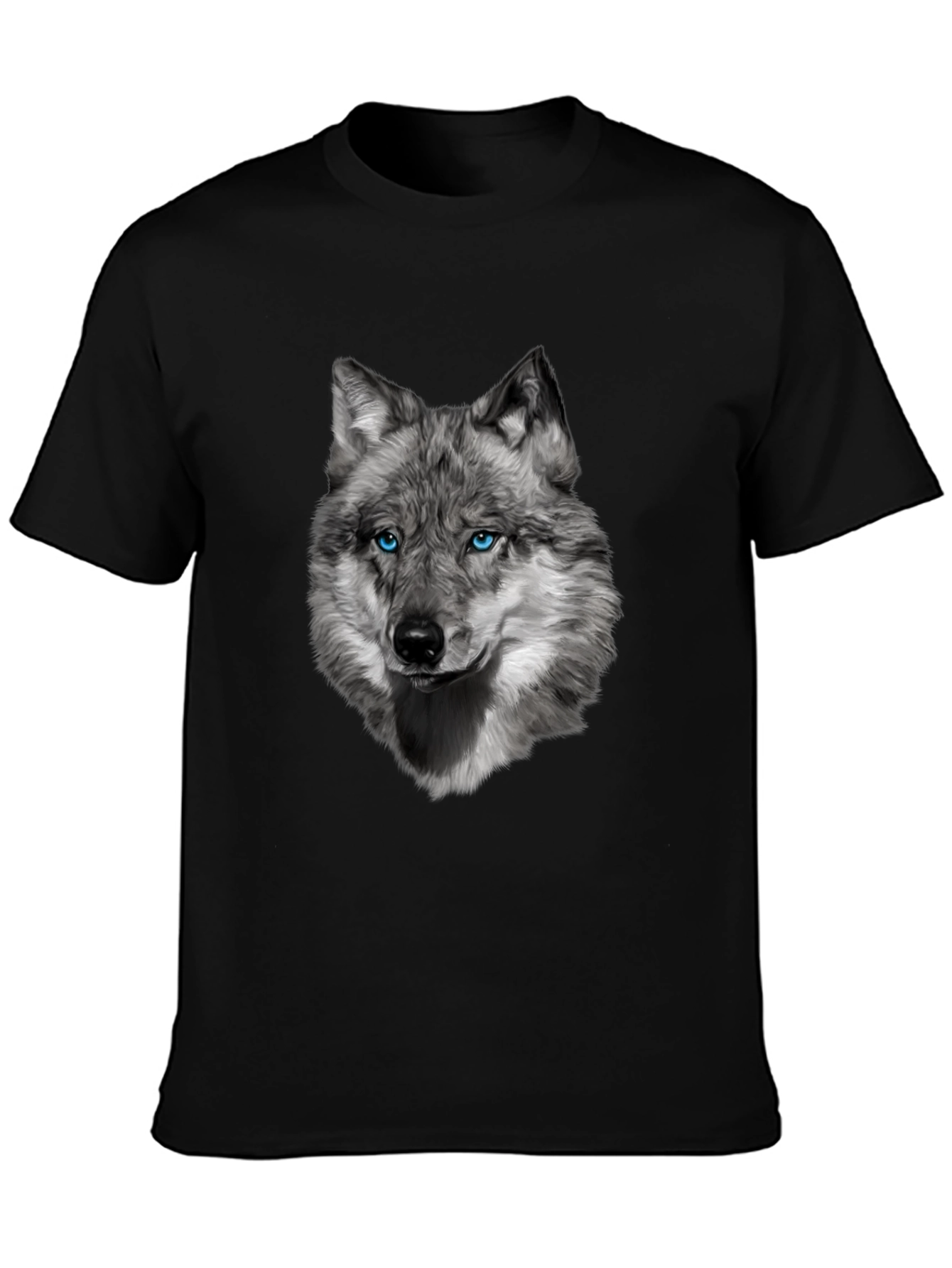 Wolf Graphic Tee - Cool Animal Print Shirt