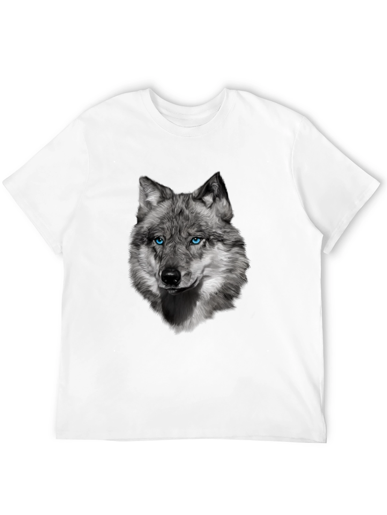 Wolf Graphic Tee - Cool Animal Print Shirt