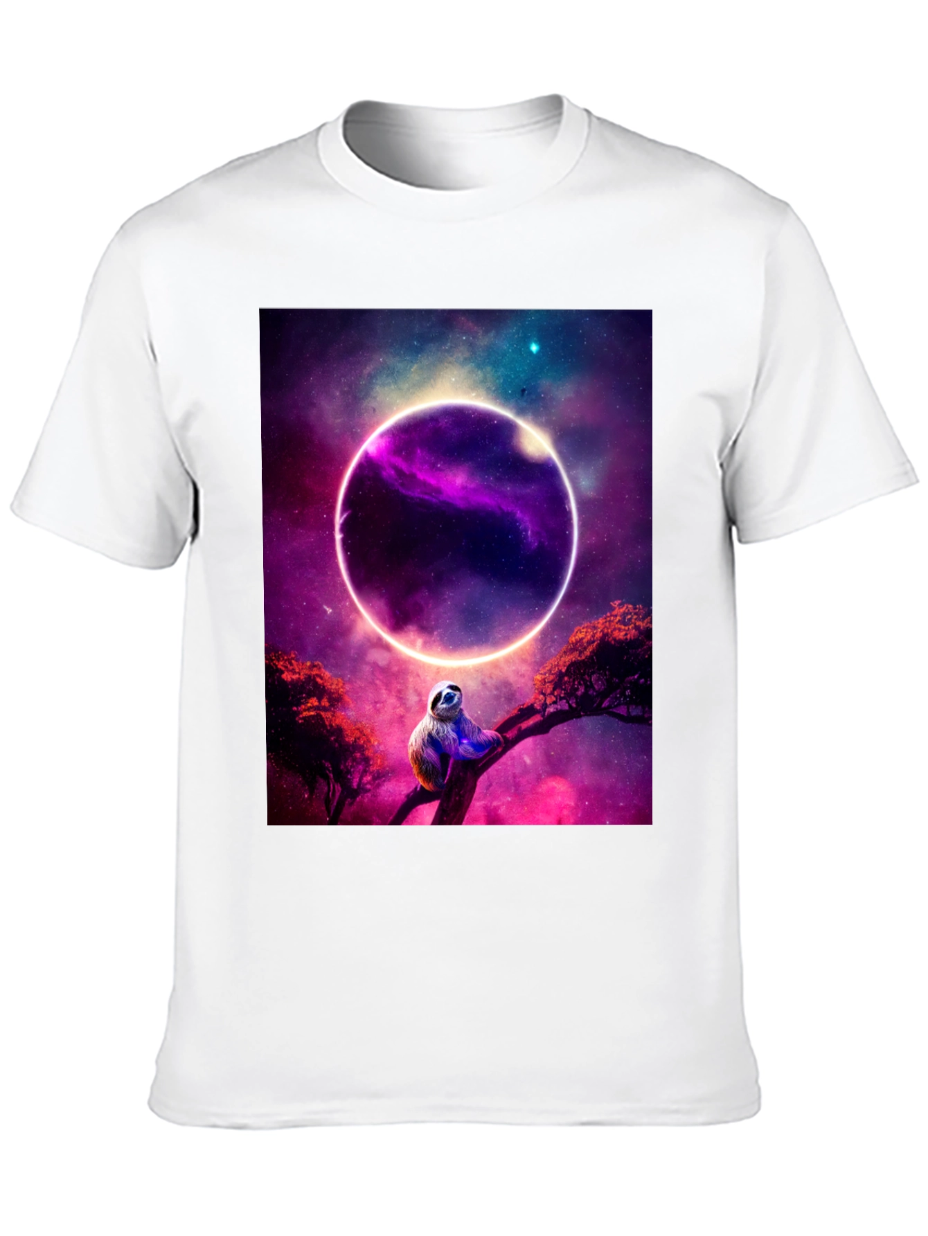 Sloth in Space T-Shirt - Cosmic Sloth Tee