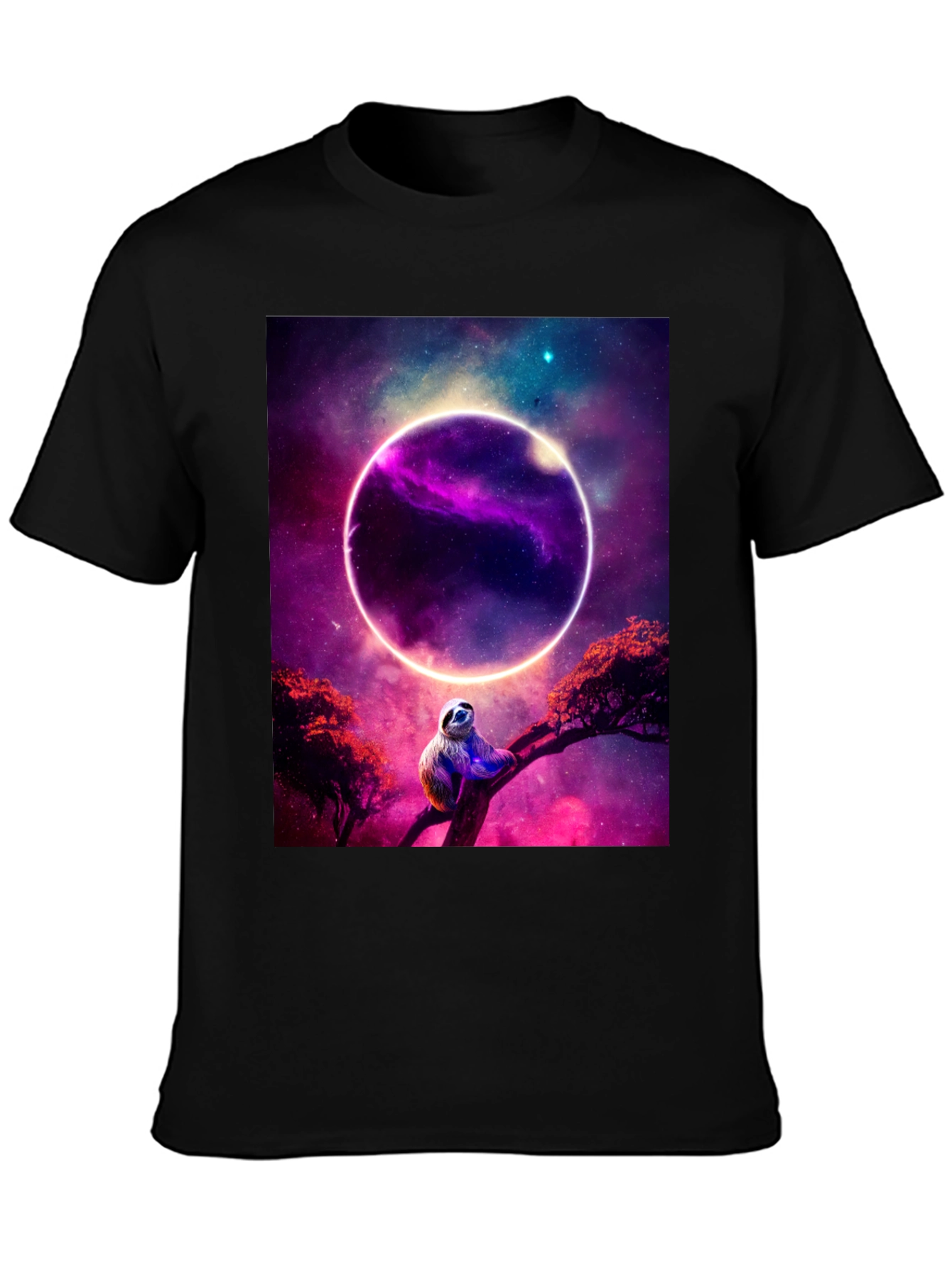 Sloth in Space T-Shirt - Cosmic Sloth Tee