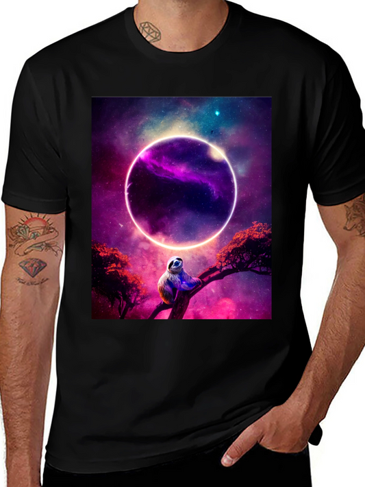 Sloth in Space T-Shirt - Cosmic Sloth Tee
