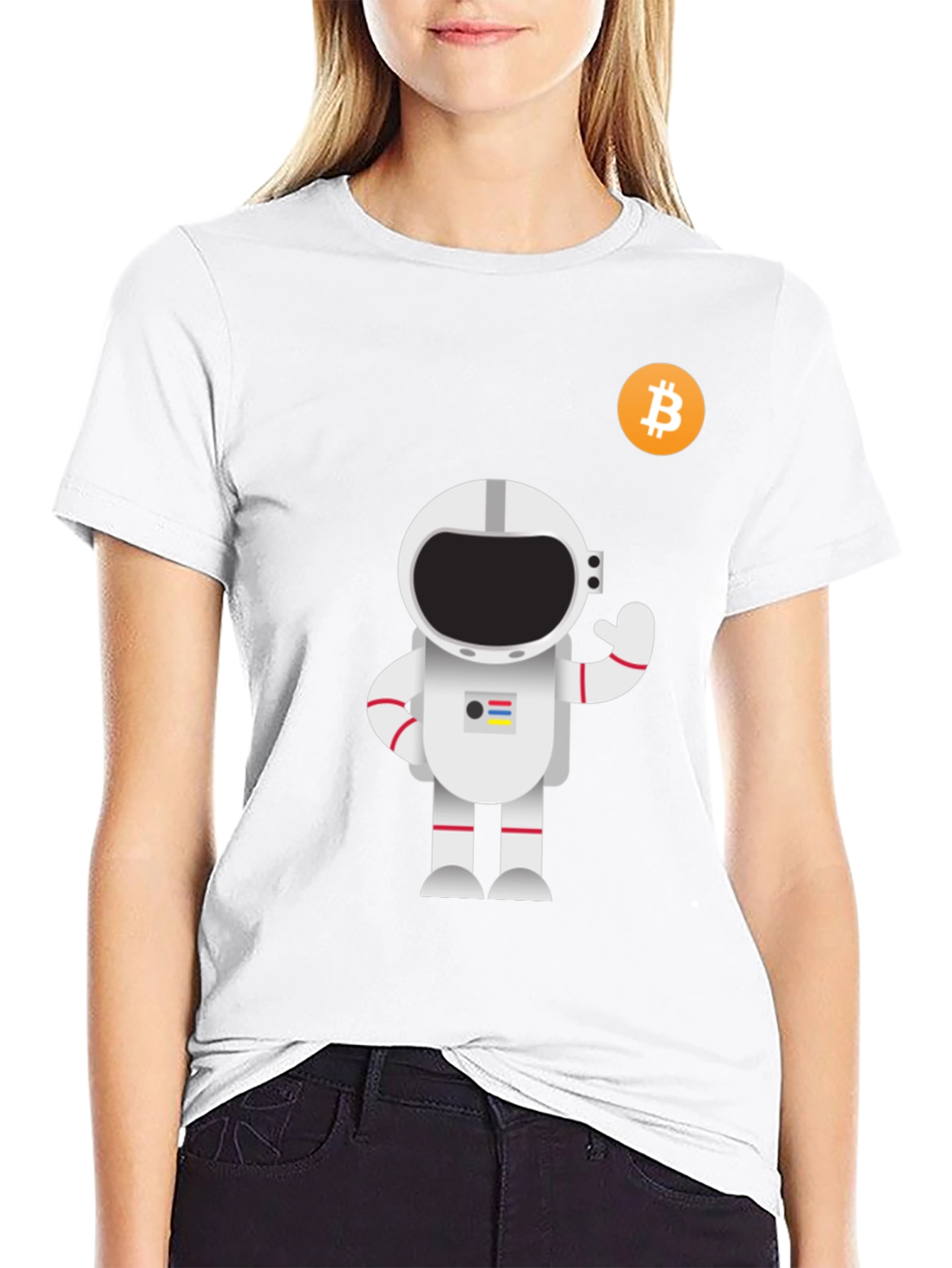 Bitcoin Astronaut Graphic T-Shirt