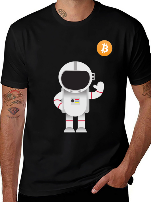 Bitcoin Astronaut Graphic T-Shirt