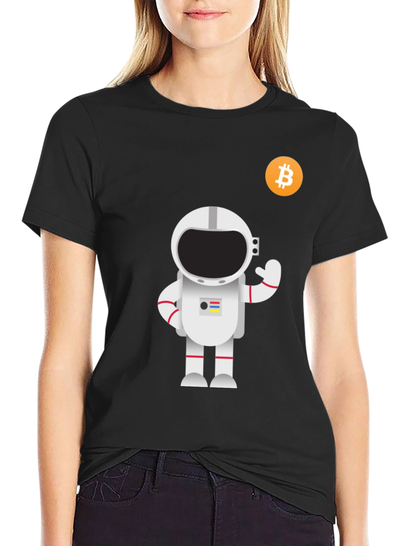 Bitcoin Astronaut Graphic T-Shirt