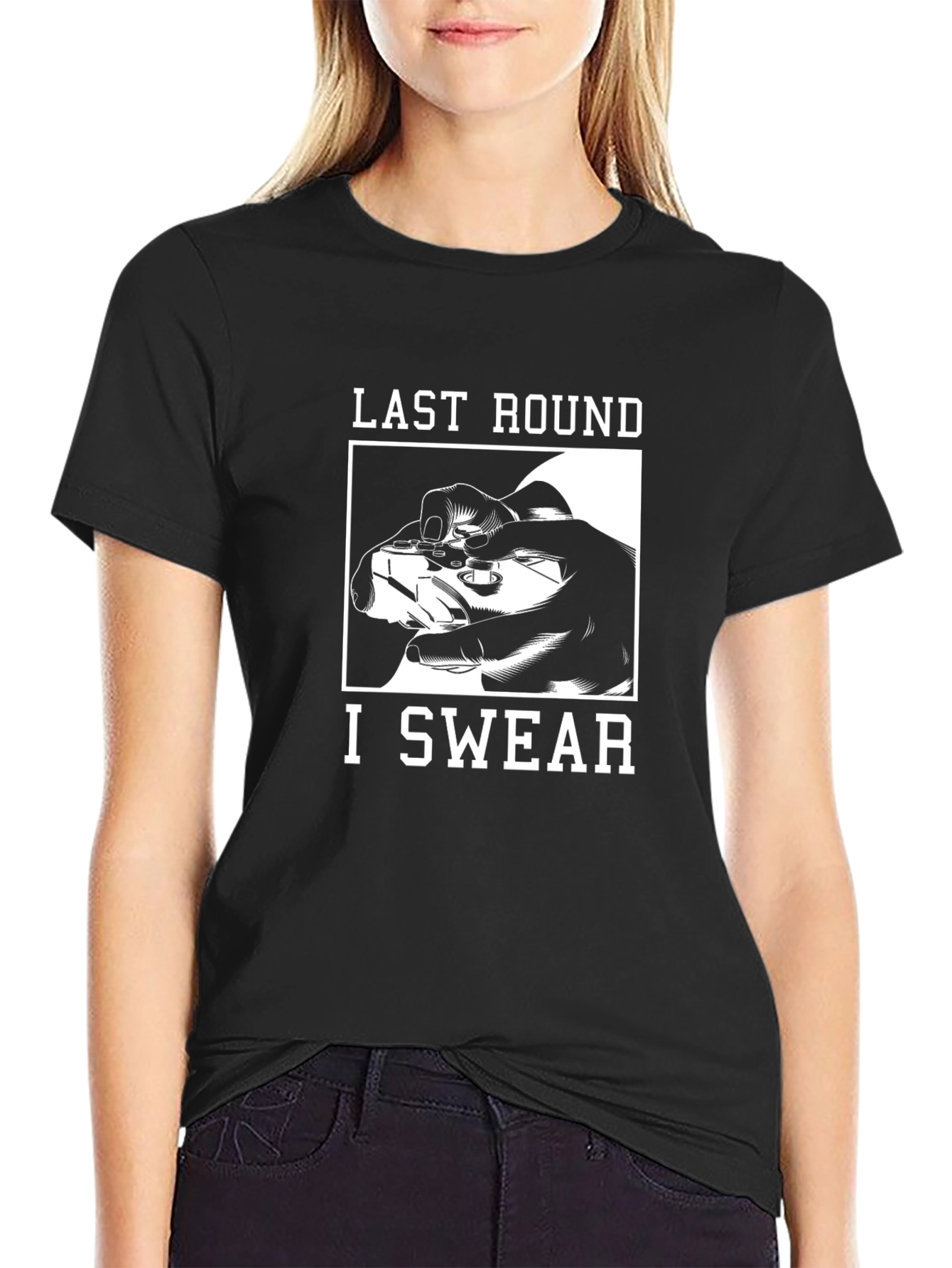 Last Round I Swear Gaming T-Shirt
