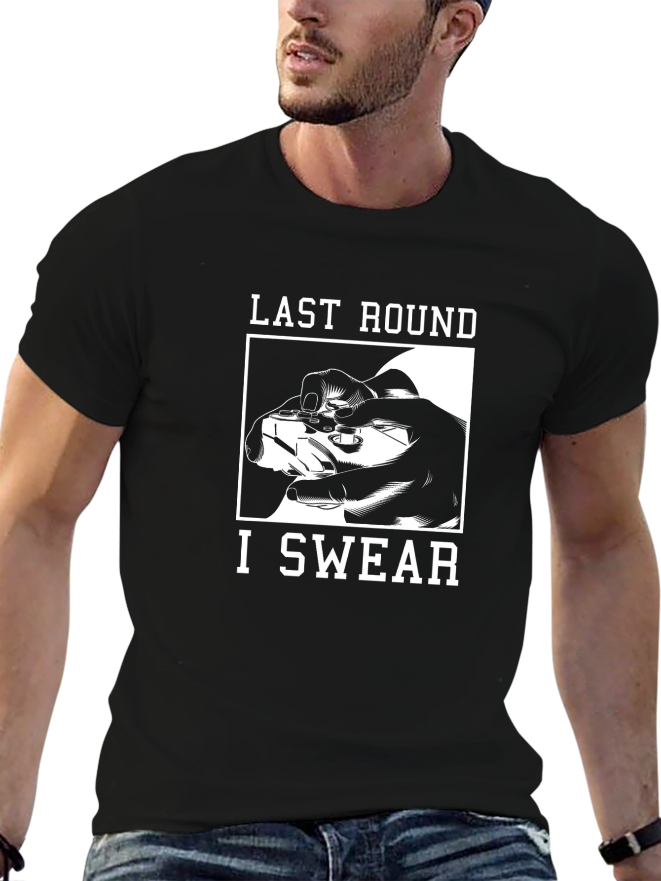 Last Round I Swear Gaming T-Shirt