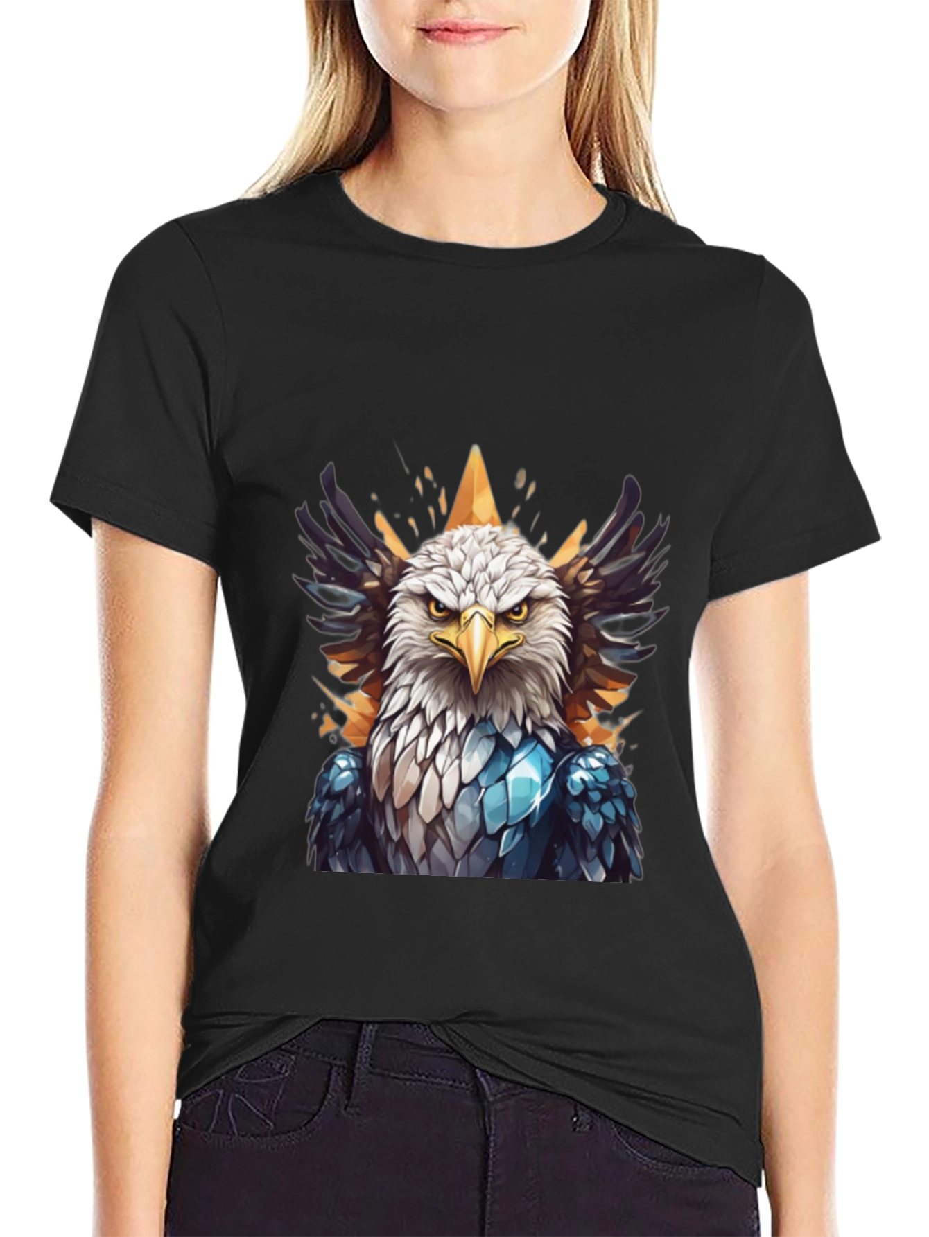 Eagle Graphic Black T-Shirt