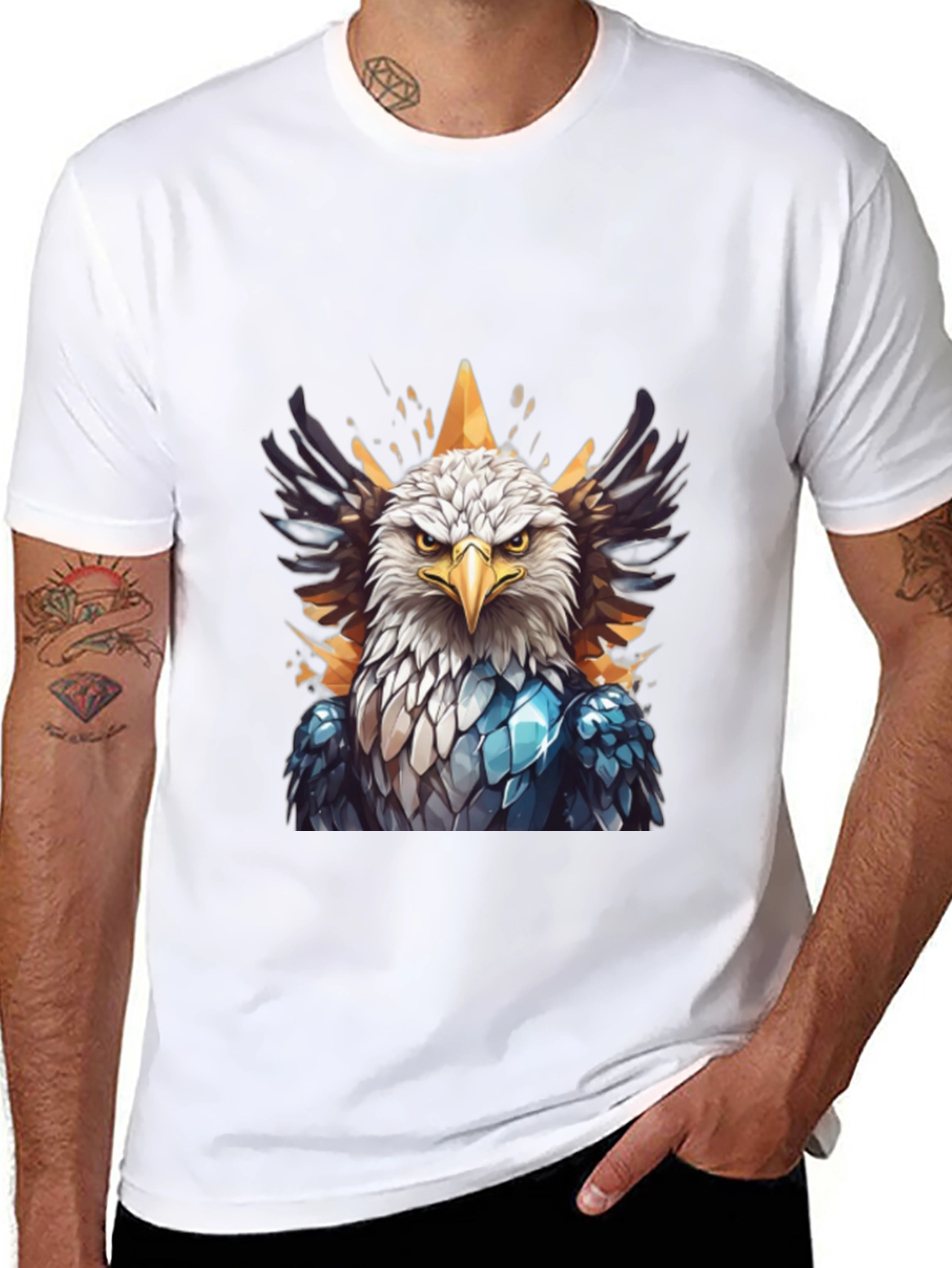 Eagle Graphic Black T-Shirt