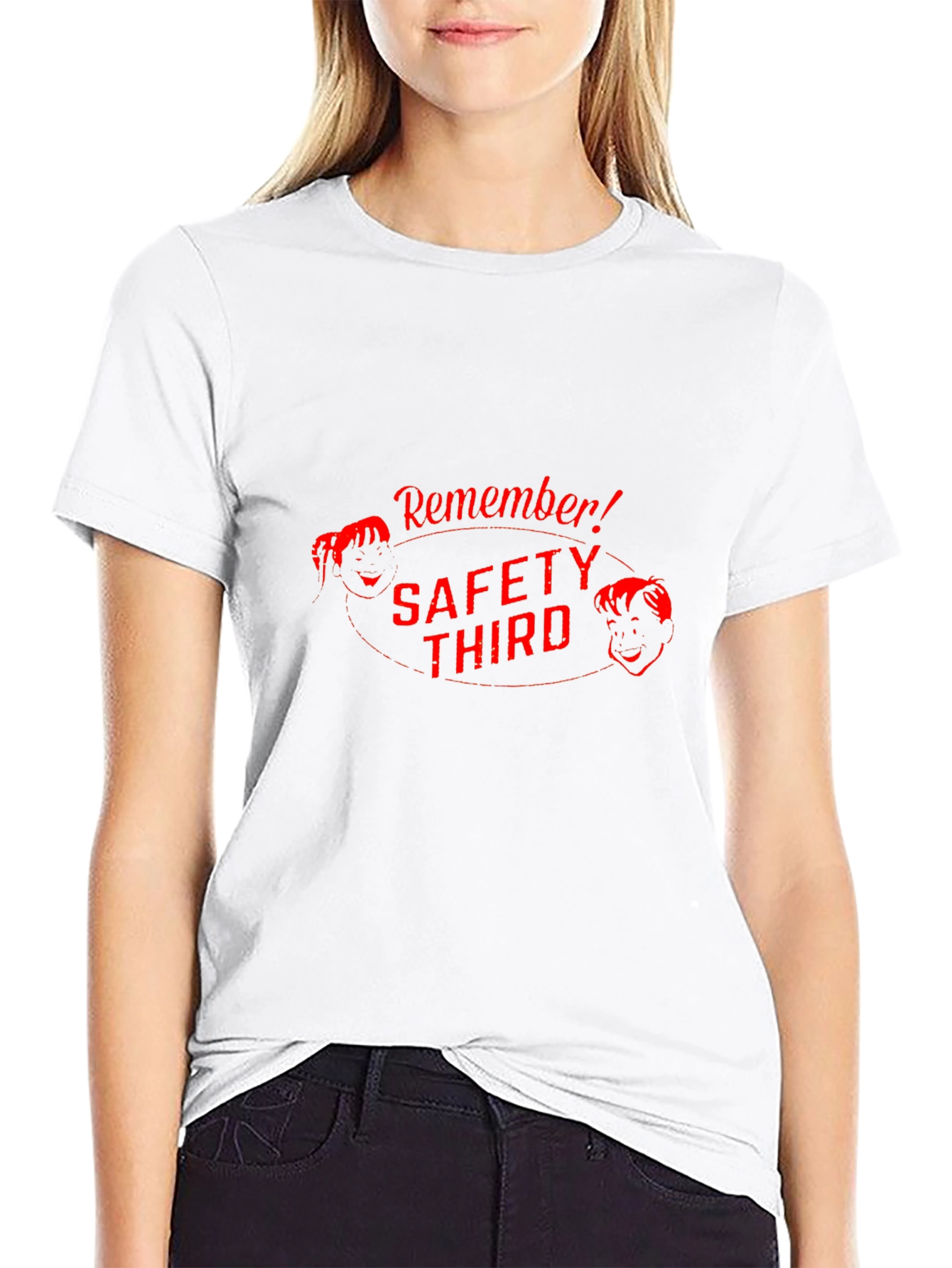 Safety Third Retro Graphic Tee - Black
