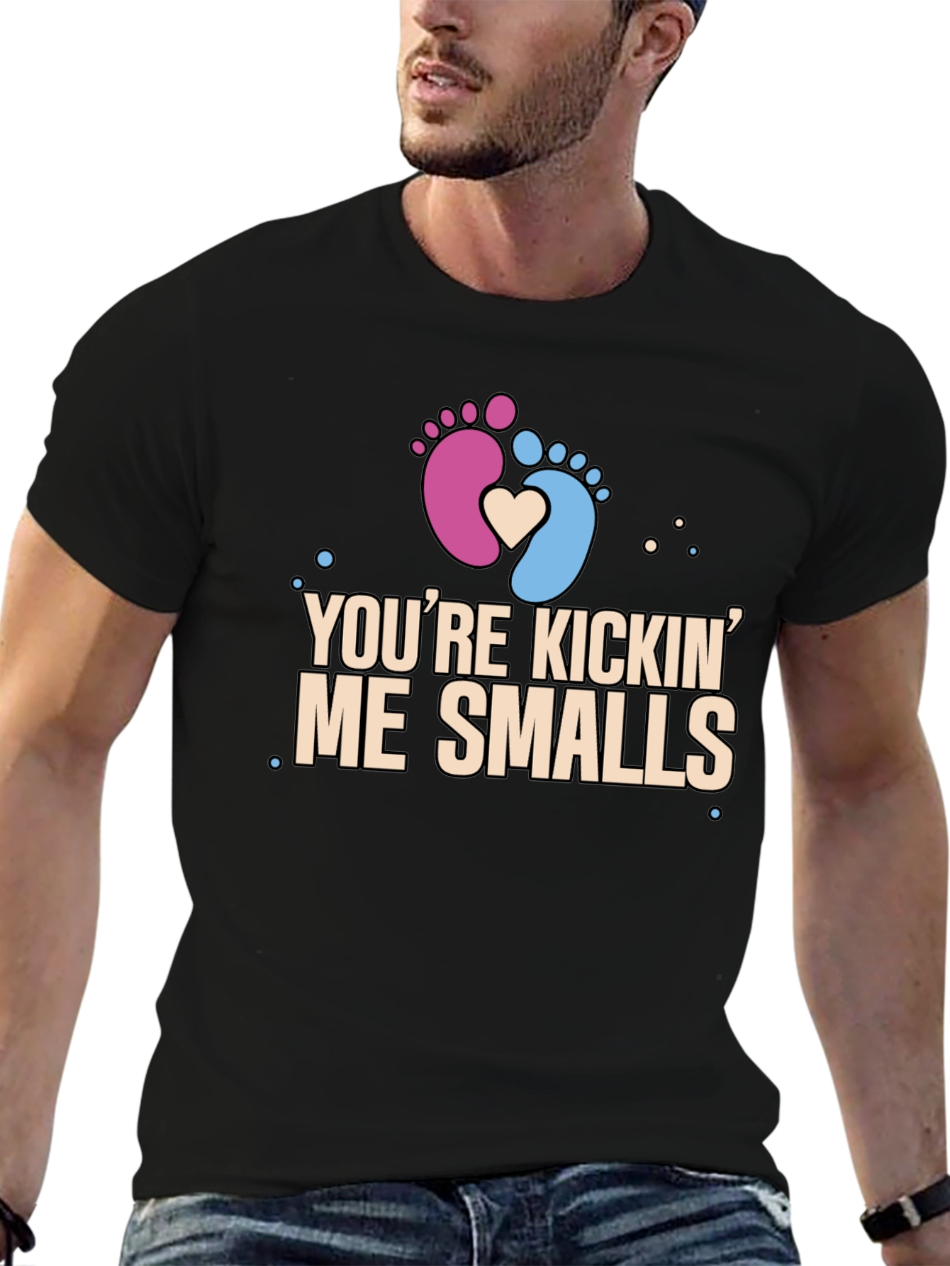 Youre Kickin Me Smalls Pregnancy T-Shirt