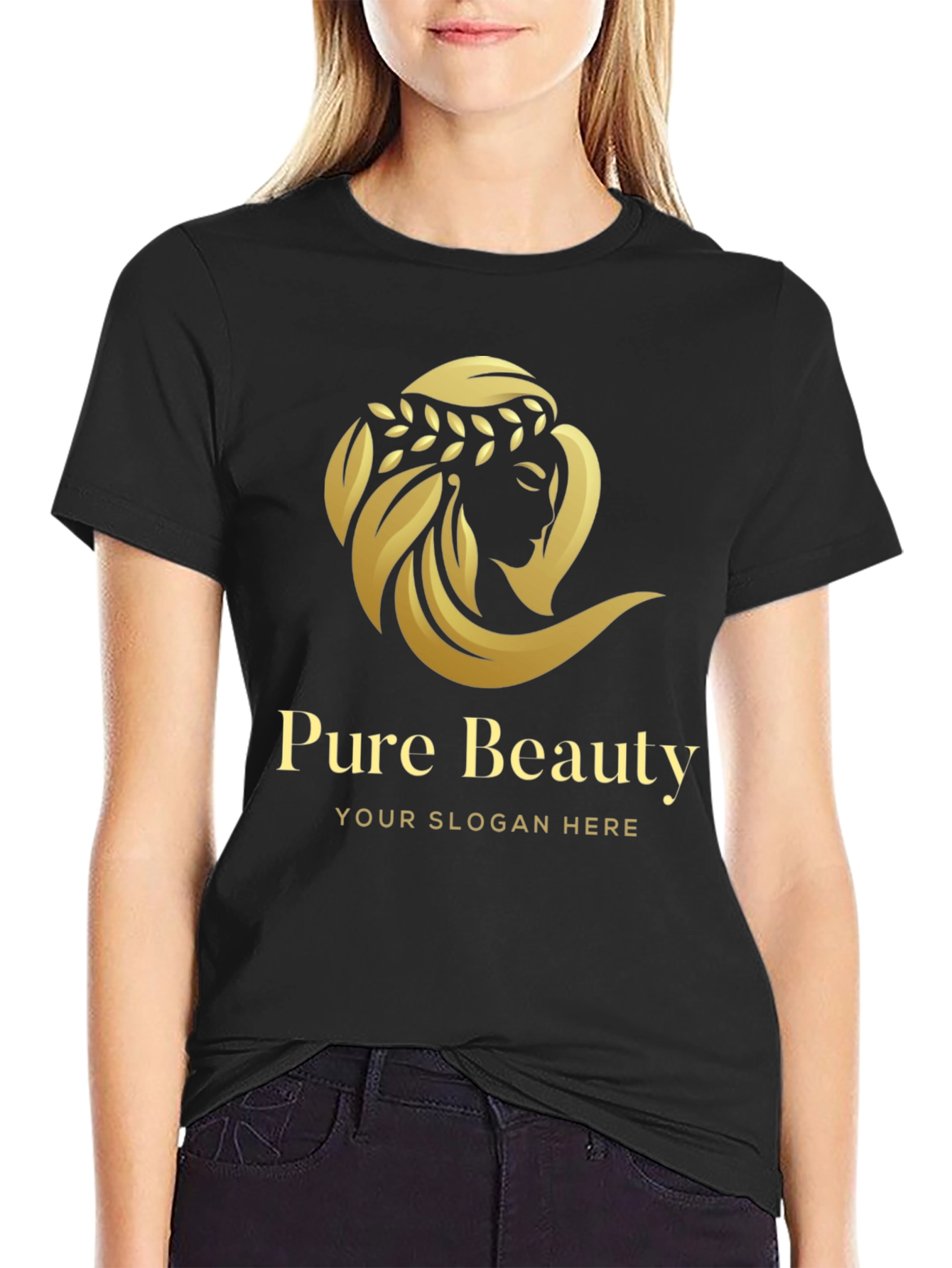 Pure Beauty Graphic T-Shirt - Stylish Unisex Tee