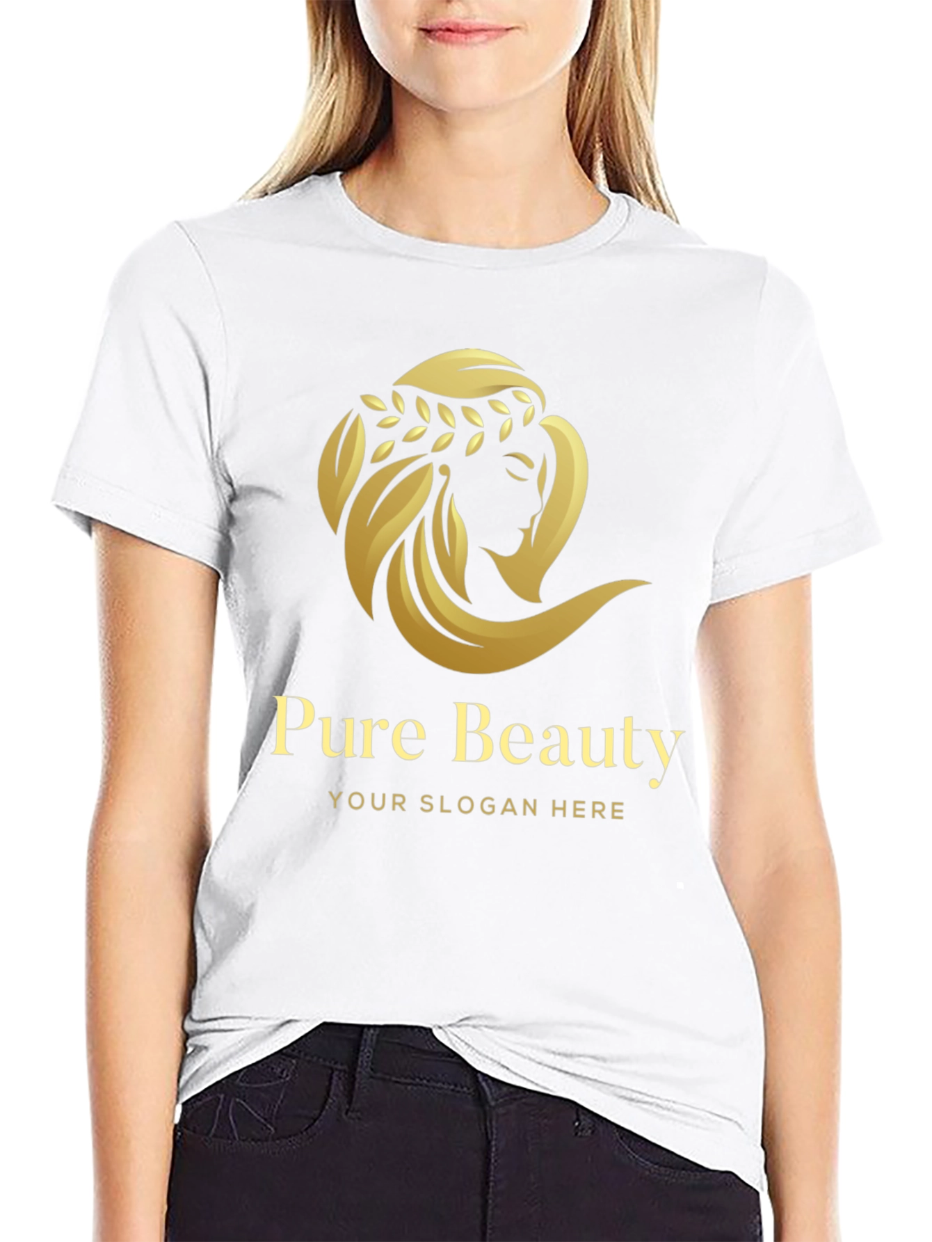 Pure Beauty Graphic T-Shirt - Stylish Unisex Tee