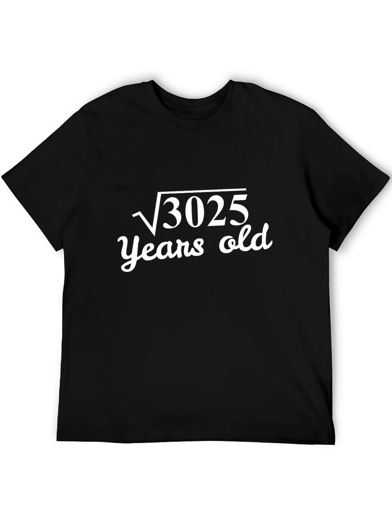 Funny 55th Birthday Math T-Shirt