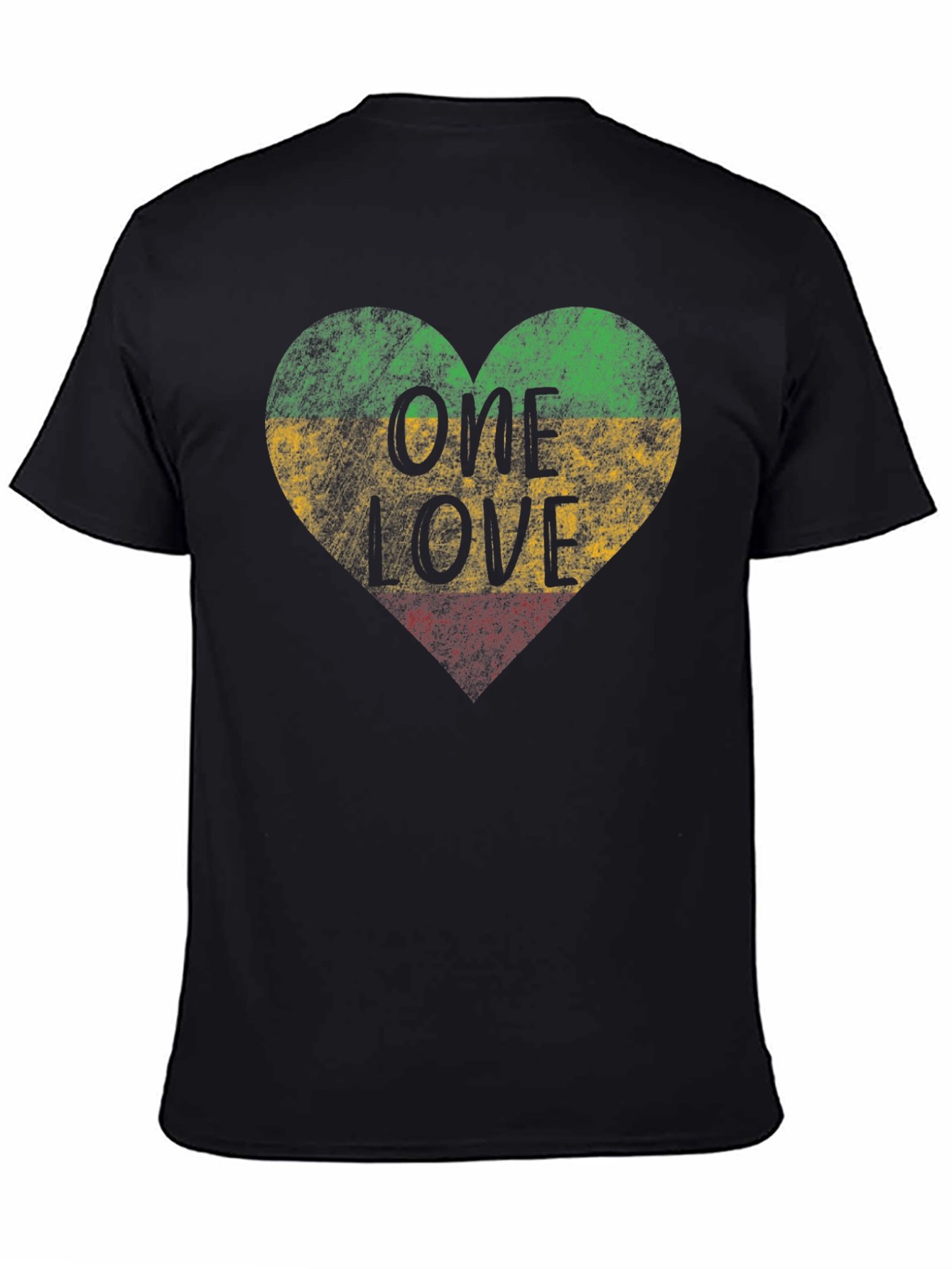 One Love Rasta Heart T-Shirt