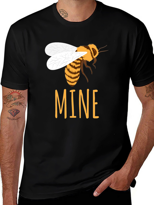 Bee Mine Graphic T-Shirt - Black