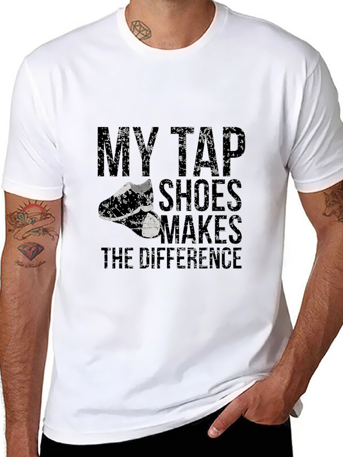 My Tap Shoes Make the Difference Black T-Shirt