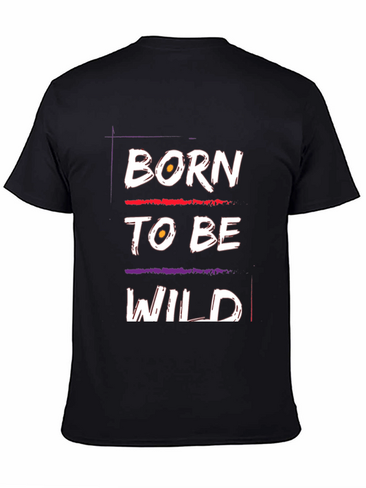 Born to Be Wild Graphic T-Shirt - Black