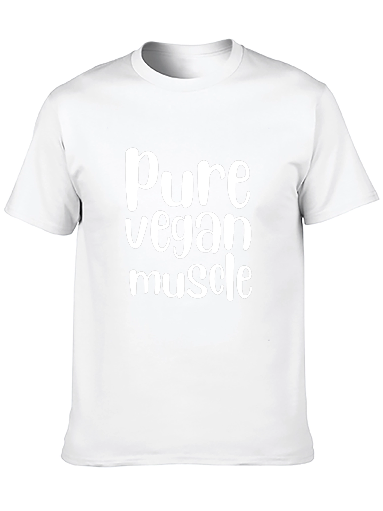 Pure Vegan Muscle T-Shirt - Black