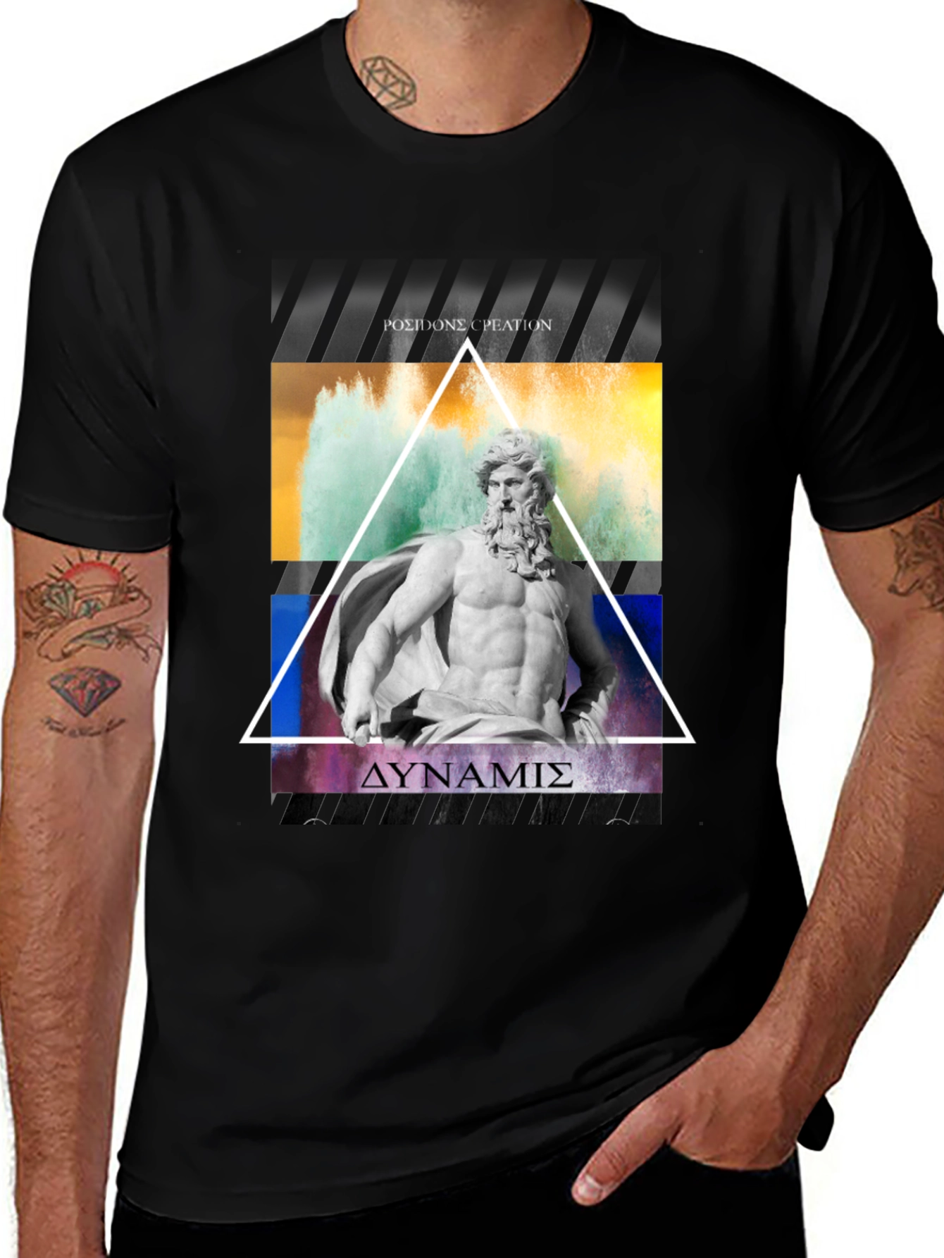Poseidon Graphic Print T-Shirt
