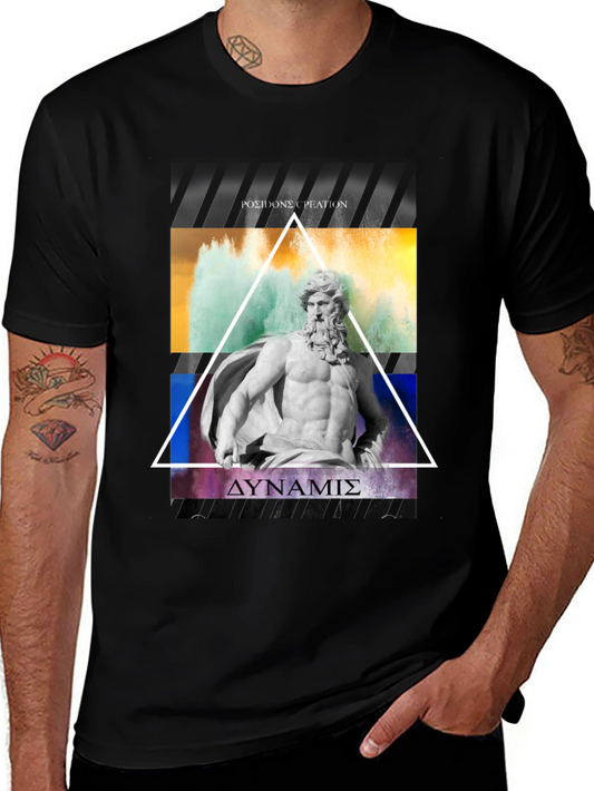 Poseidon Graphic Print T-Shirt