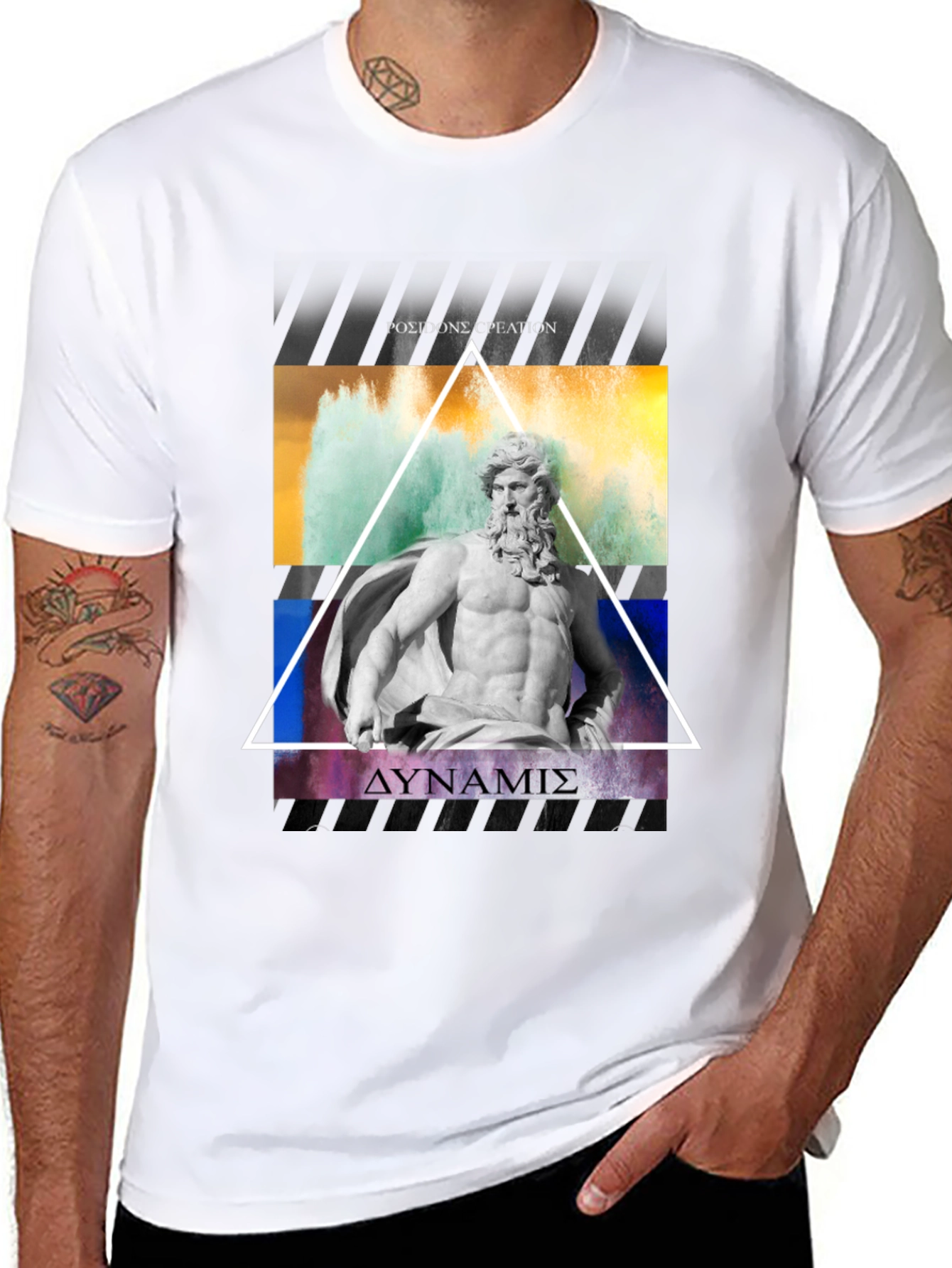 Poseidon Graphic Print T-Shirt