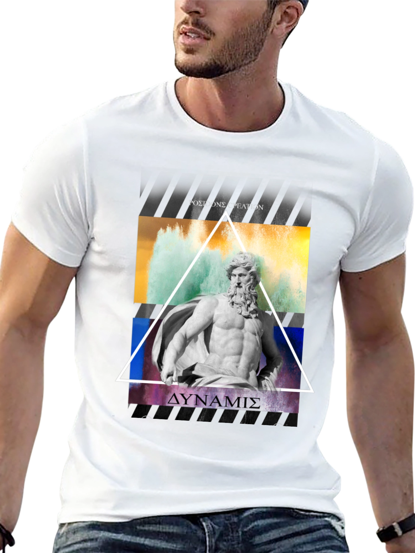 Poseidon Graphic Print T-Shirt
