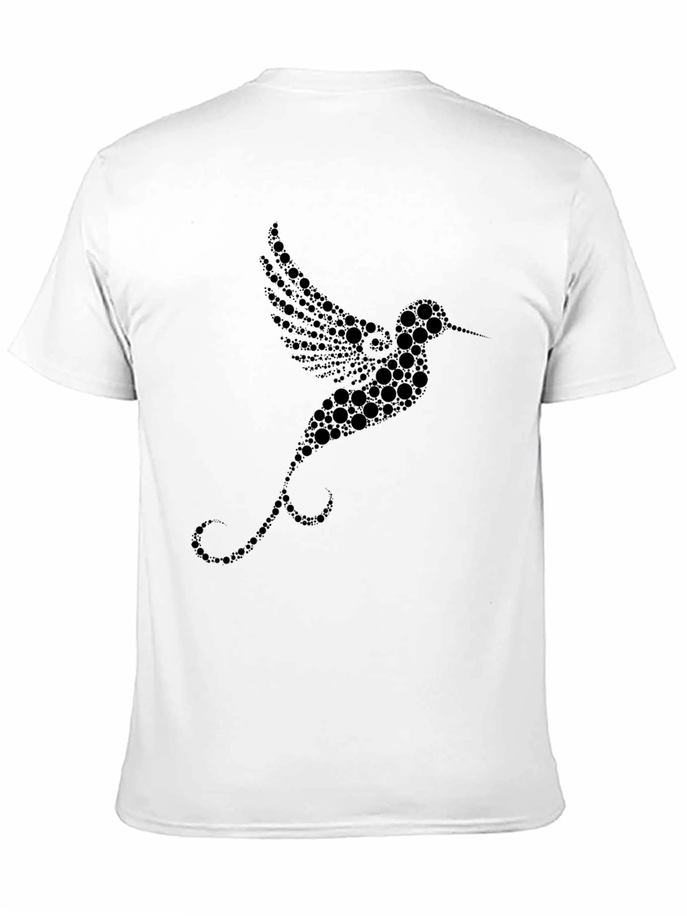Black Hummingbird Graphic Tee - Unique Design