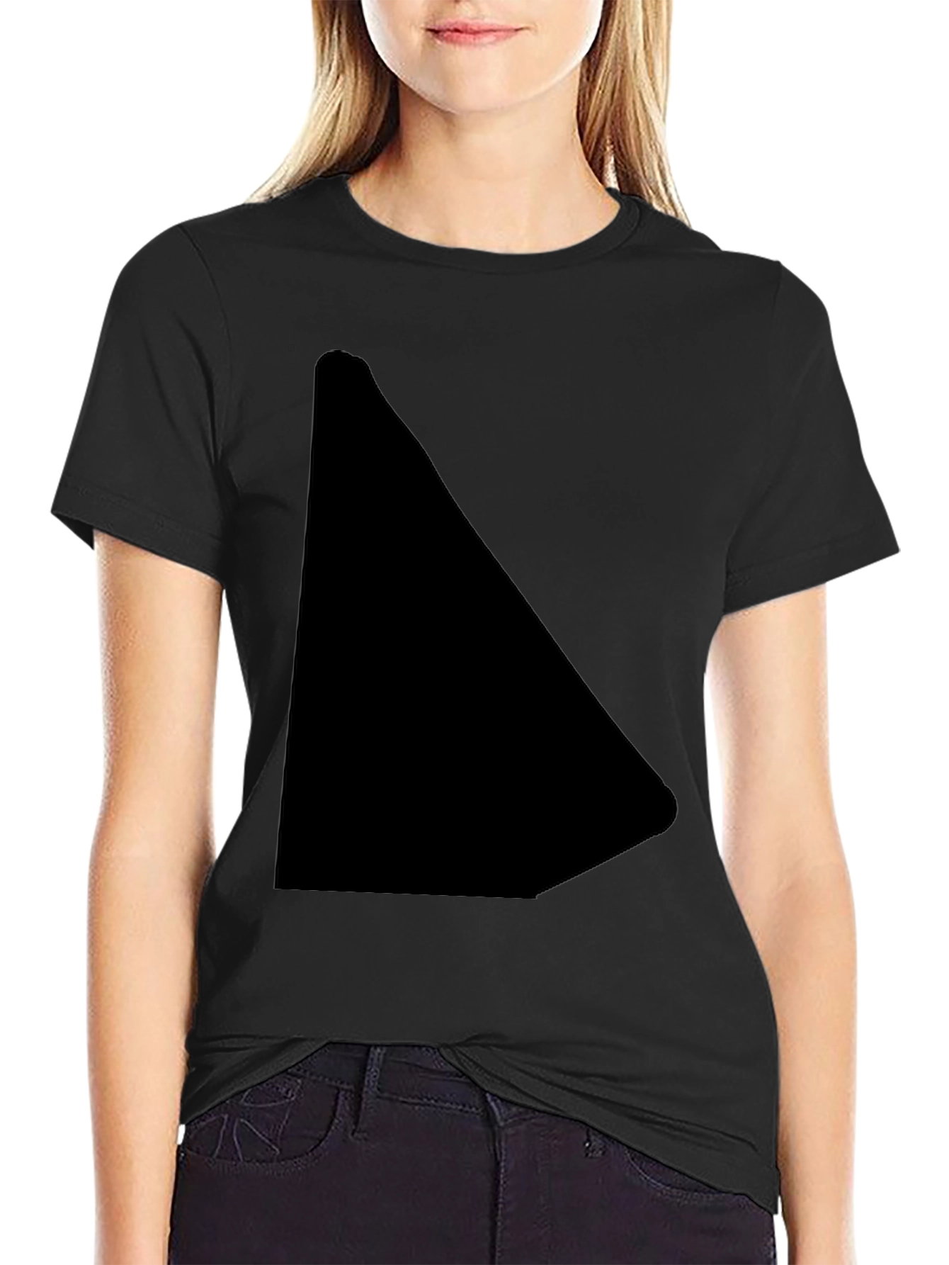 Mens Black Casual T-Shirt